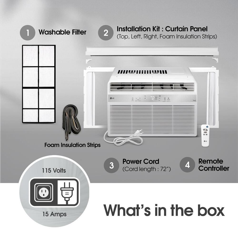 6,000 BTU Window Air Conditioner with Remote