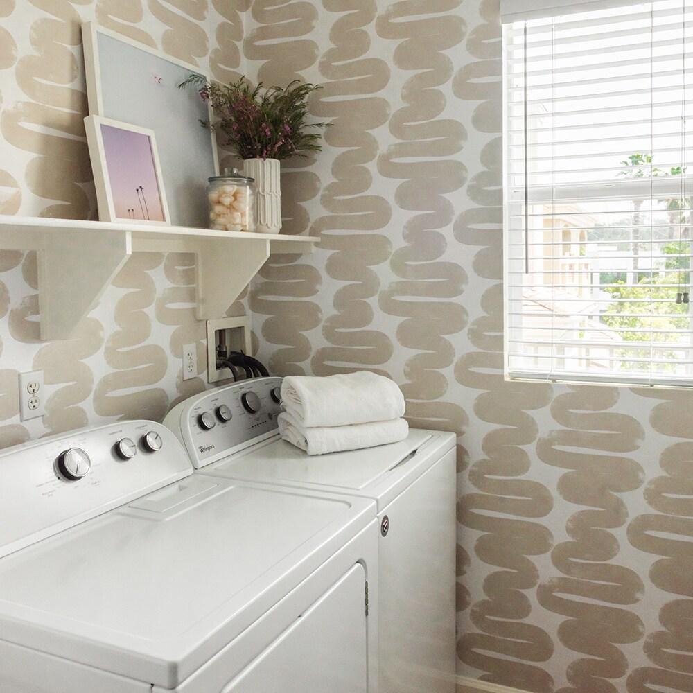 Wiggle Room Peel and Stick Wallpaper By Bobby Berk