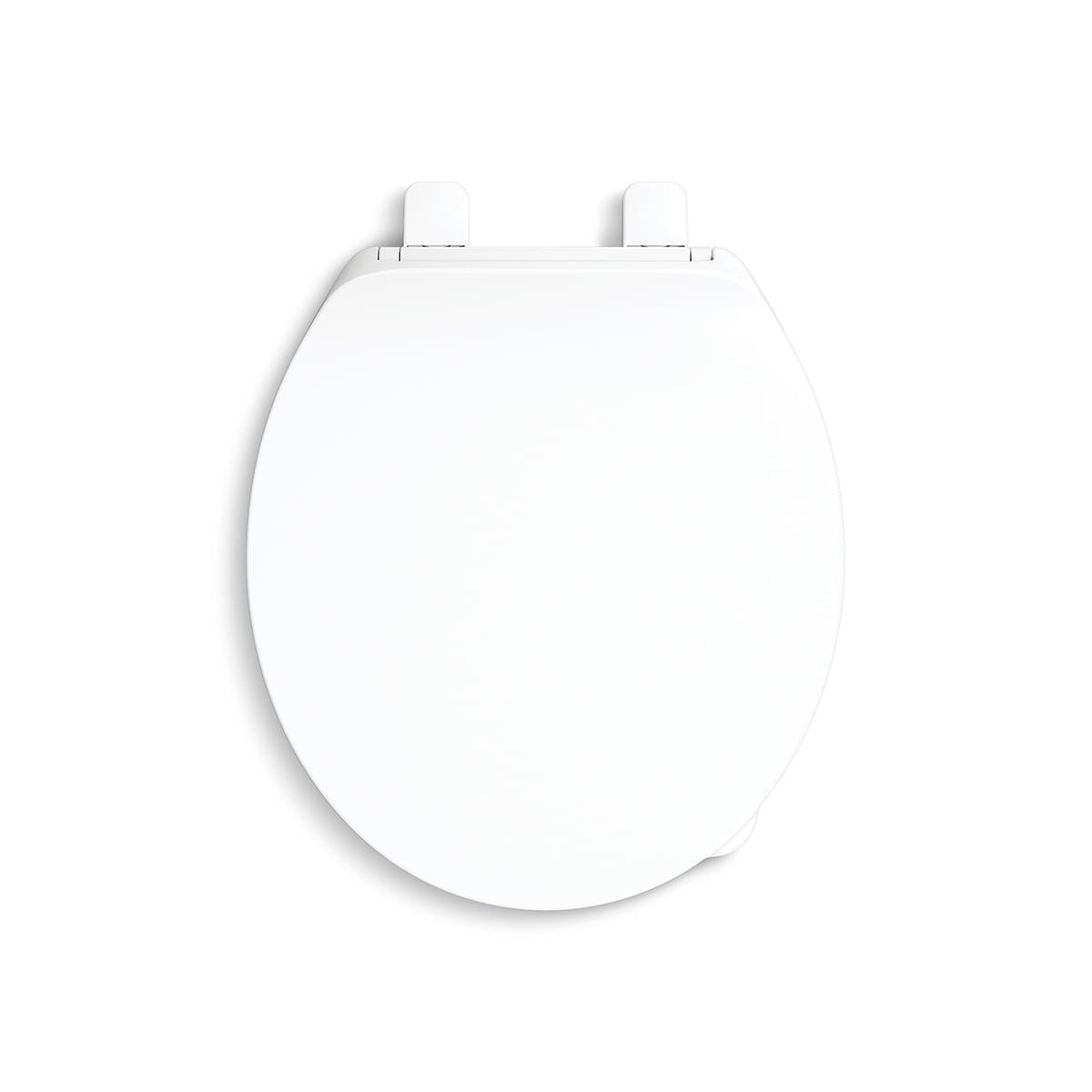 Kohler Cachet Round-Front Toilet Seat with Quiet-Close Lid and Seat and Grip-Tight Bumpers K-4639-RL-0