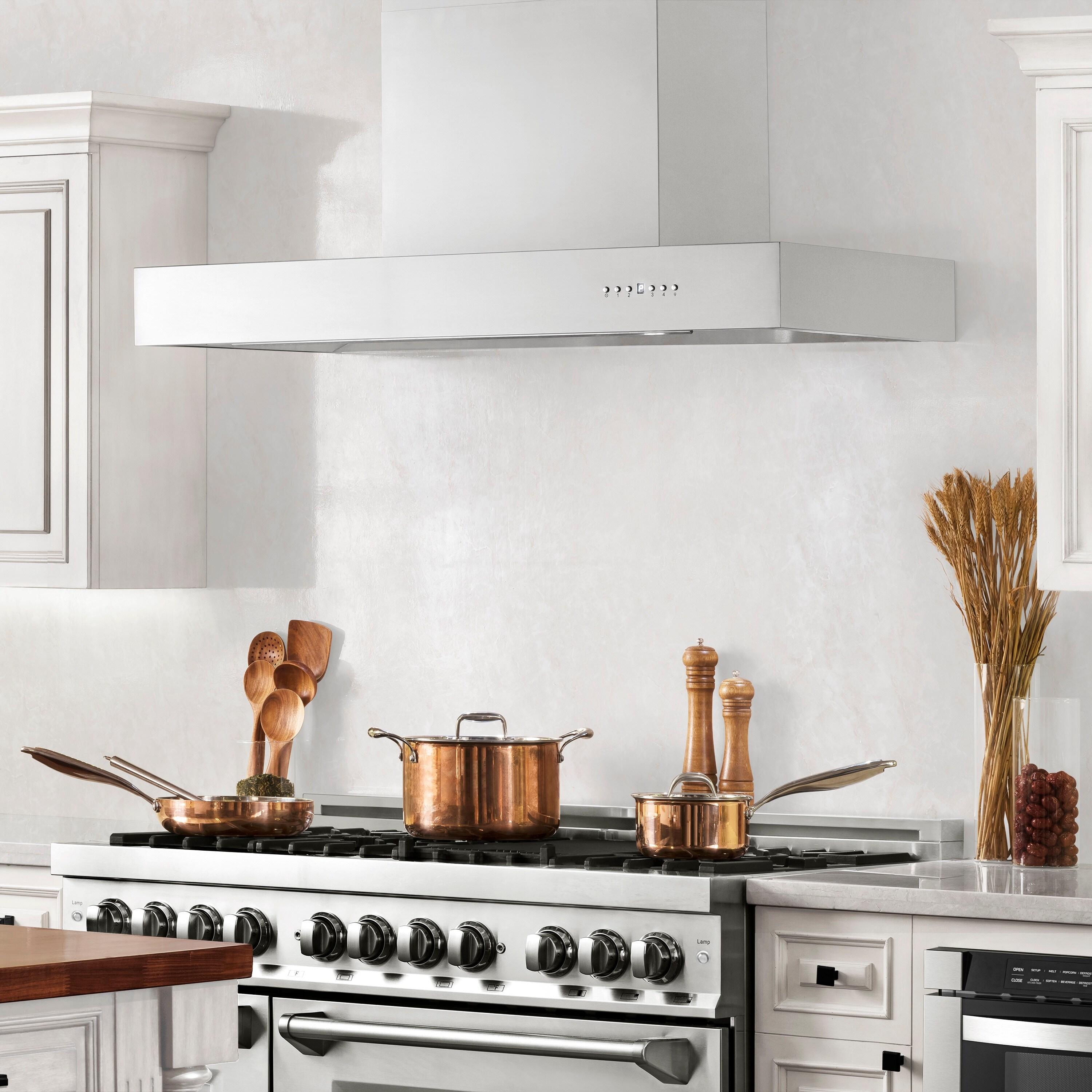 ZLINE ZLINE 36 in. Ducted Professional Wall Mount Range Hood in Stainless Steel (KECOM-36)
