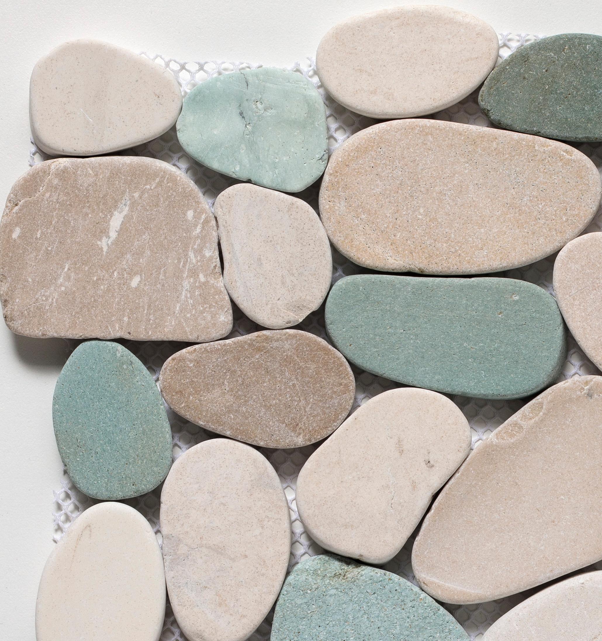 Sliced Pebble Mosaic Wall & Floor Tile