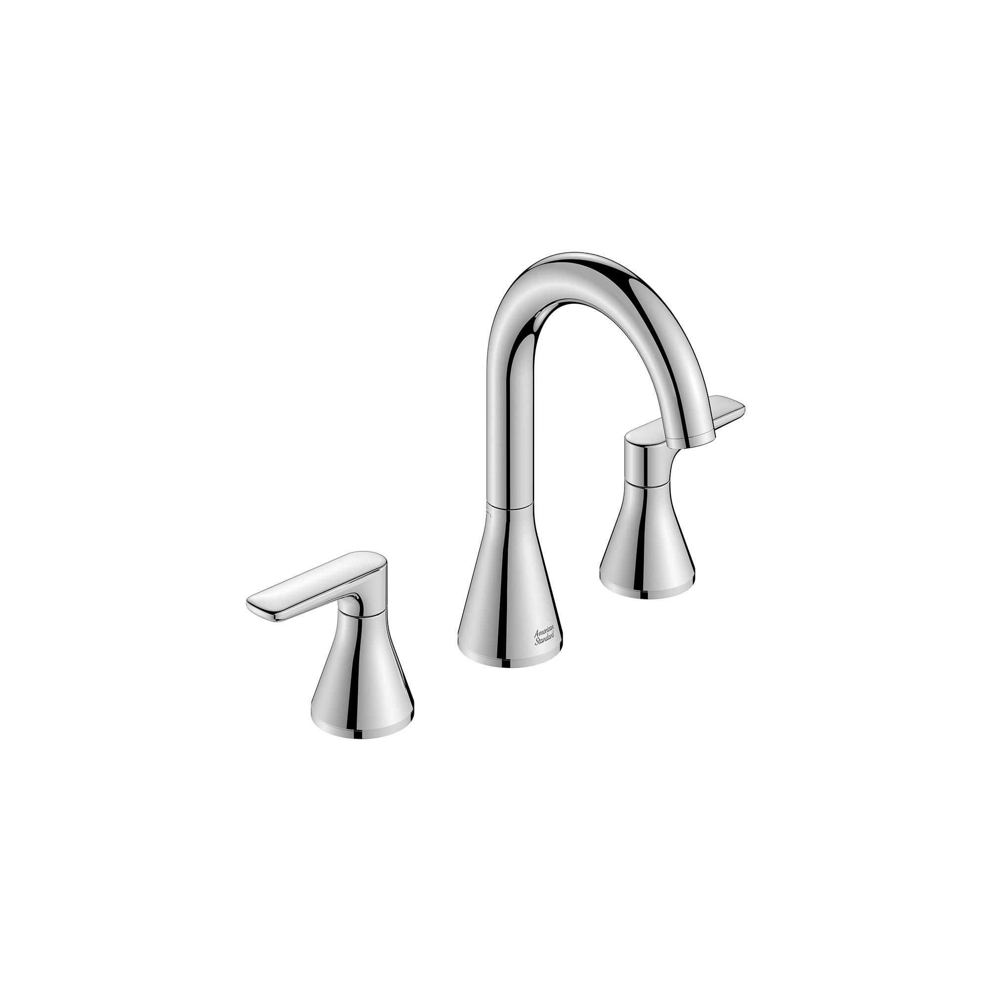 Widespread 2-handle Bathroom Faucet with Drain Assembly