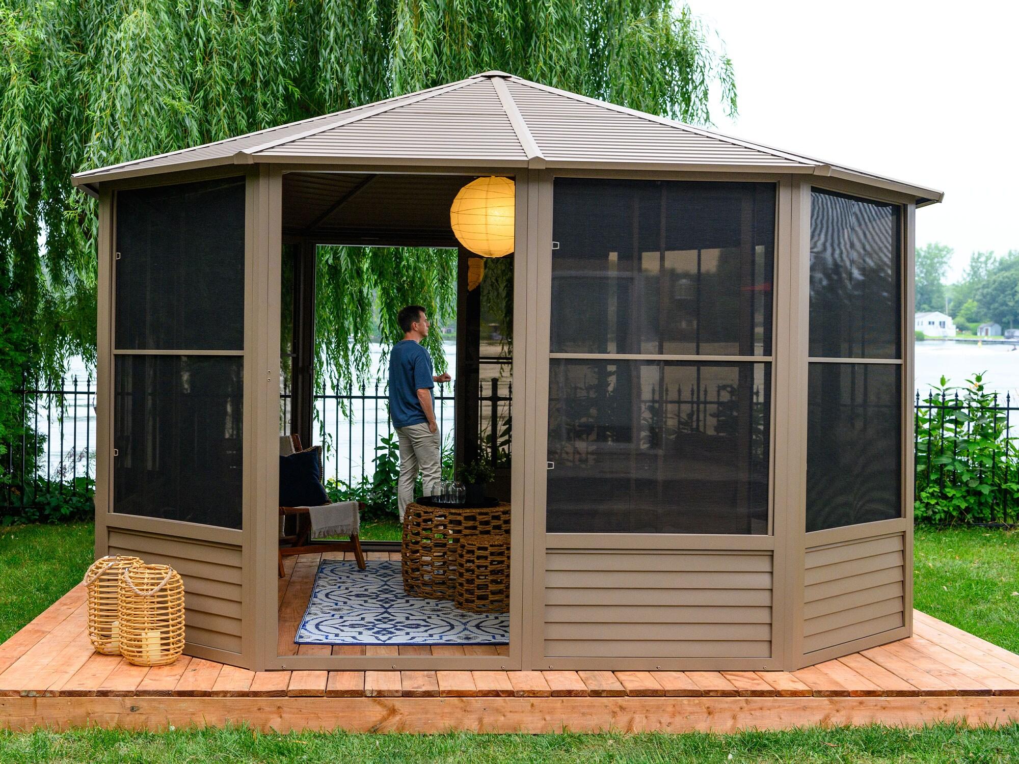 Gazebo Penguin Florence Solarium with Metal Roof