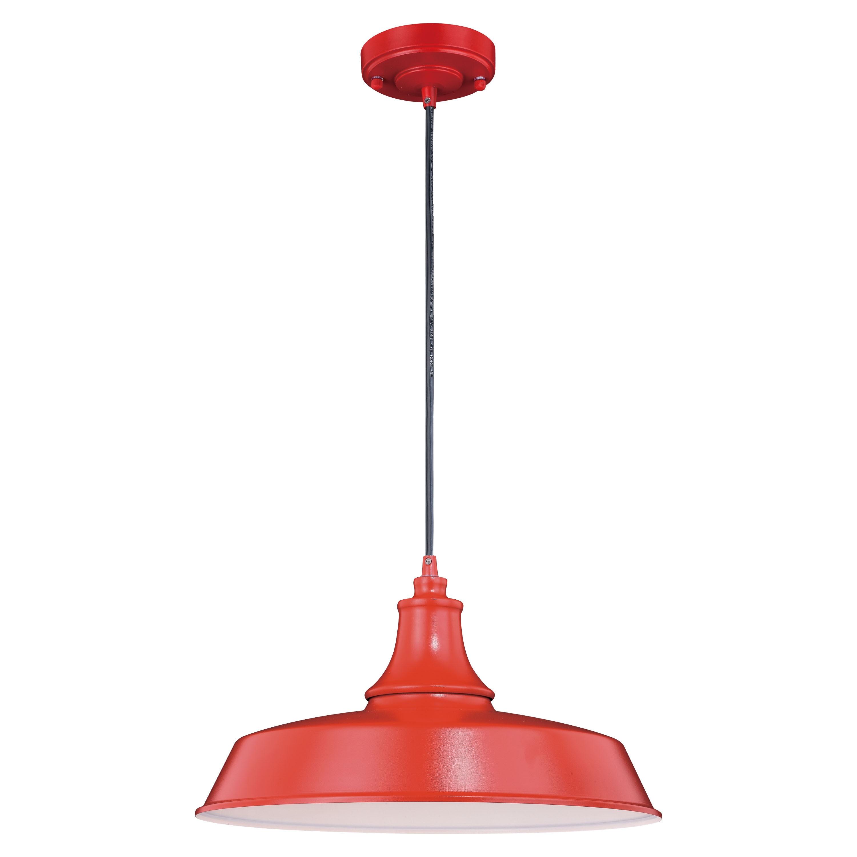 Vaxcel Dorado 1 - Light Pendant in  Red