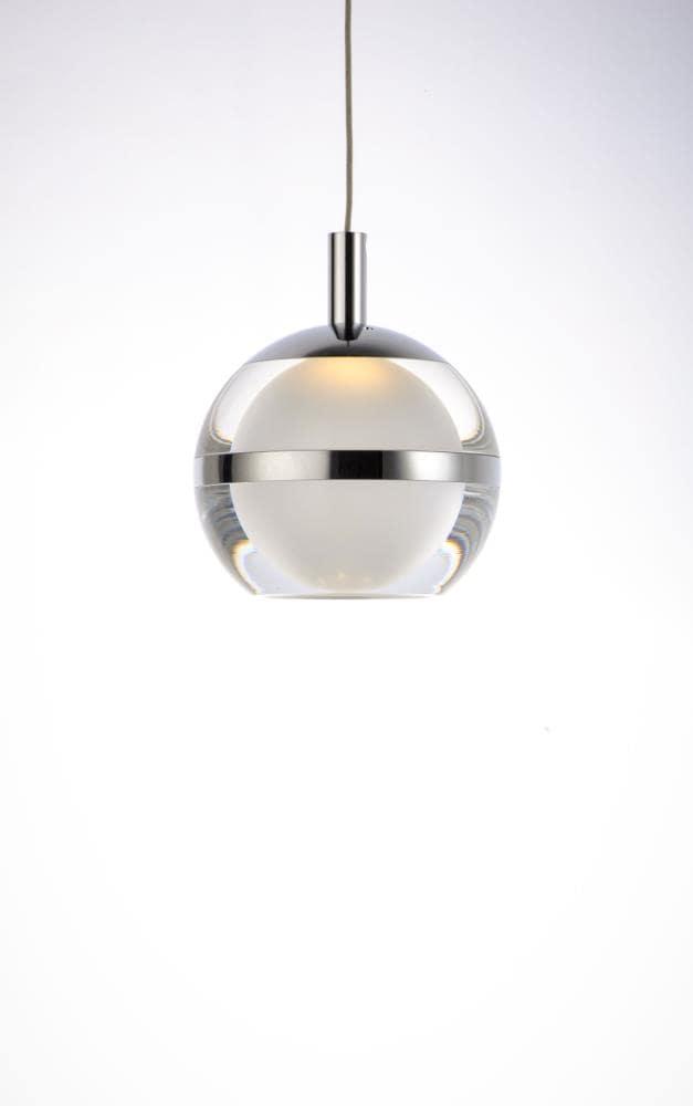 ET2 E24595-93PC Swank 5-Light Pendant Ceiling Light, Polished Chrome