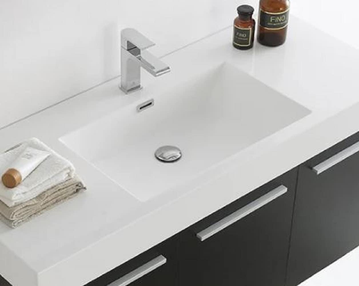 Fresca Vista 47" Wall-Mounted Single Sink Bathroom Vanity Set