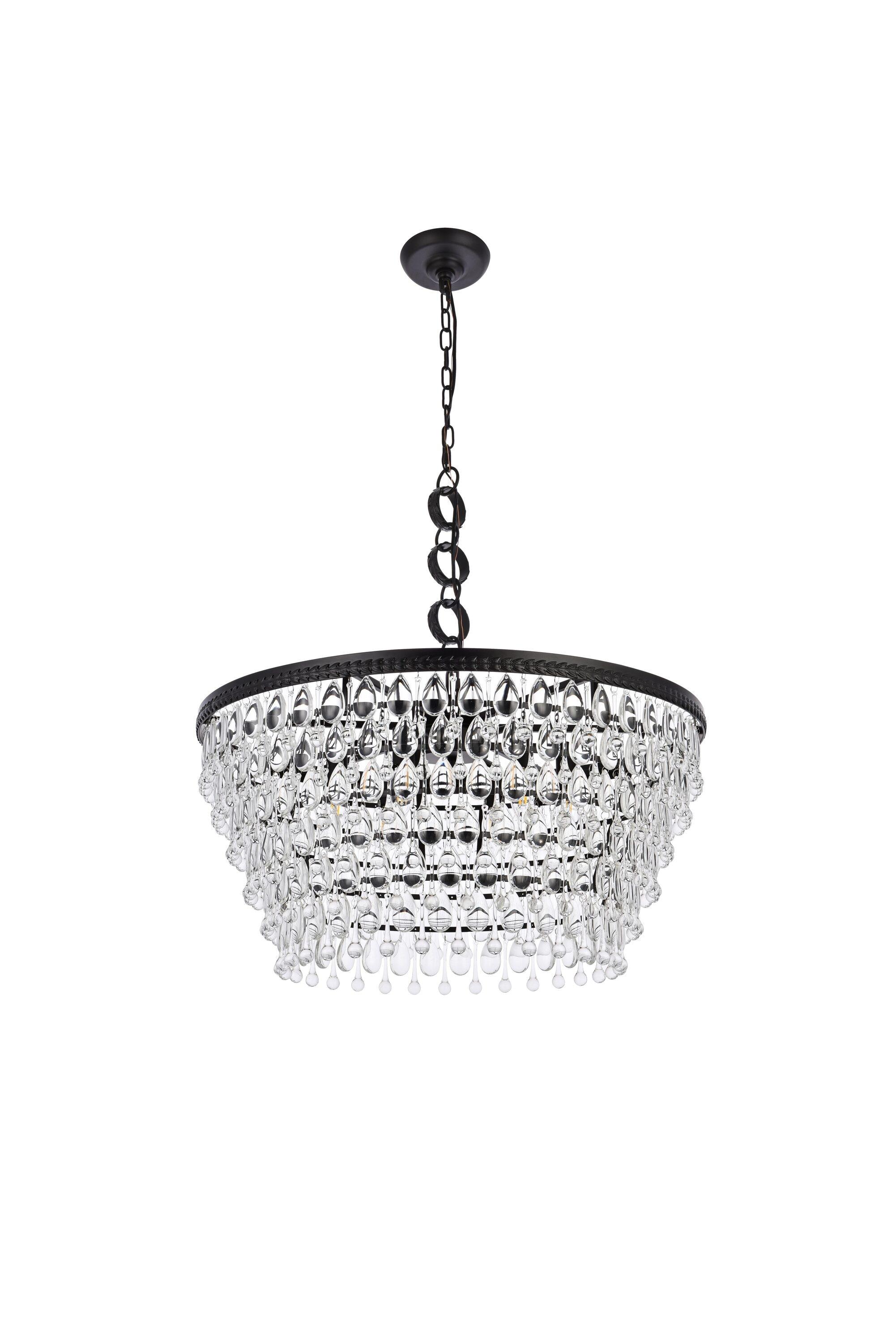 Beno 6 - Light Dimmable Tiered Chandelier