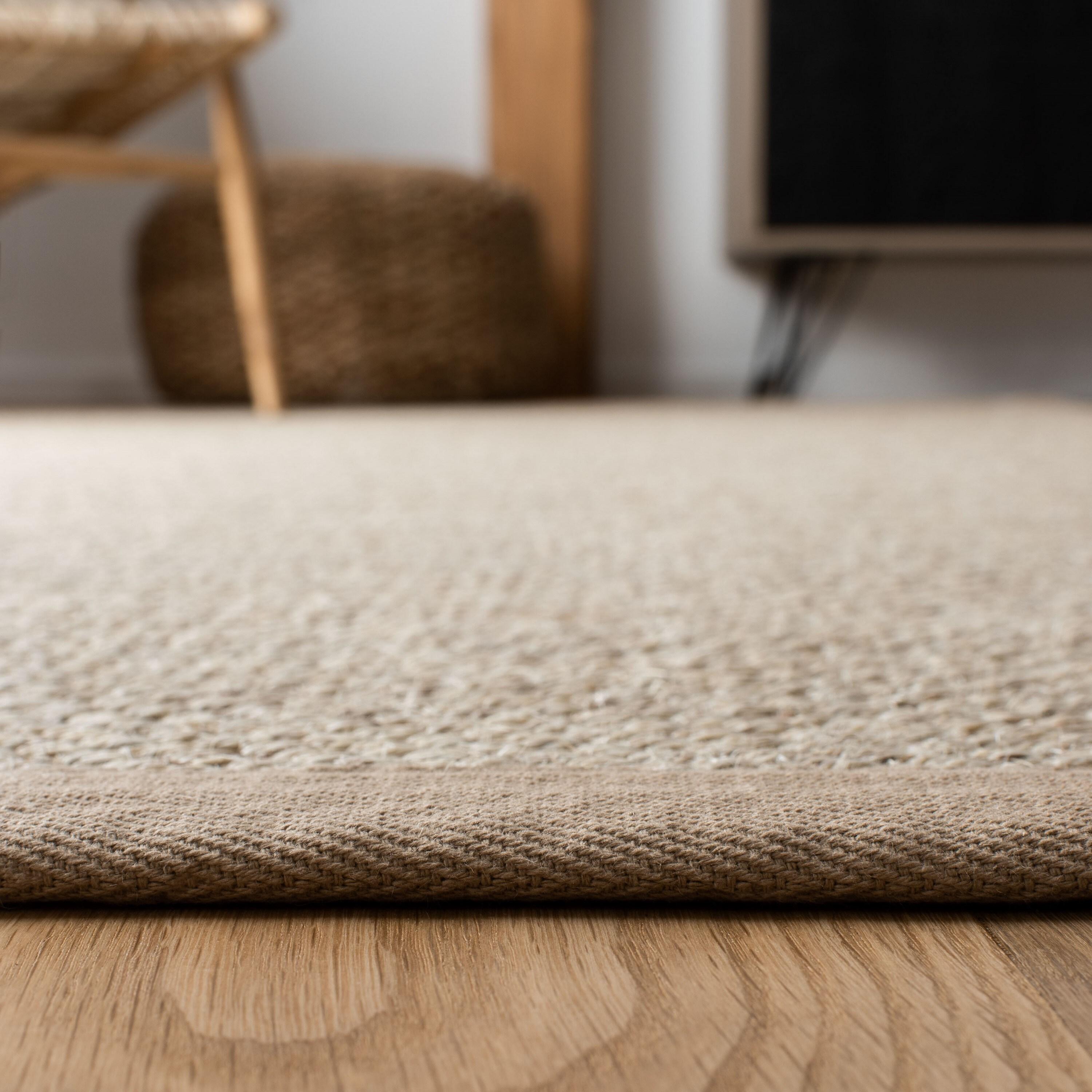 Natural Fiber NF143 Power Loomed Accent Rug - Marble/Linen - 2'x3' - Safavieh.