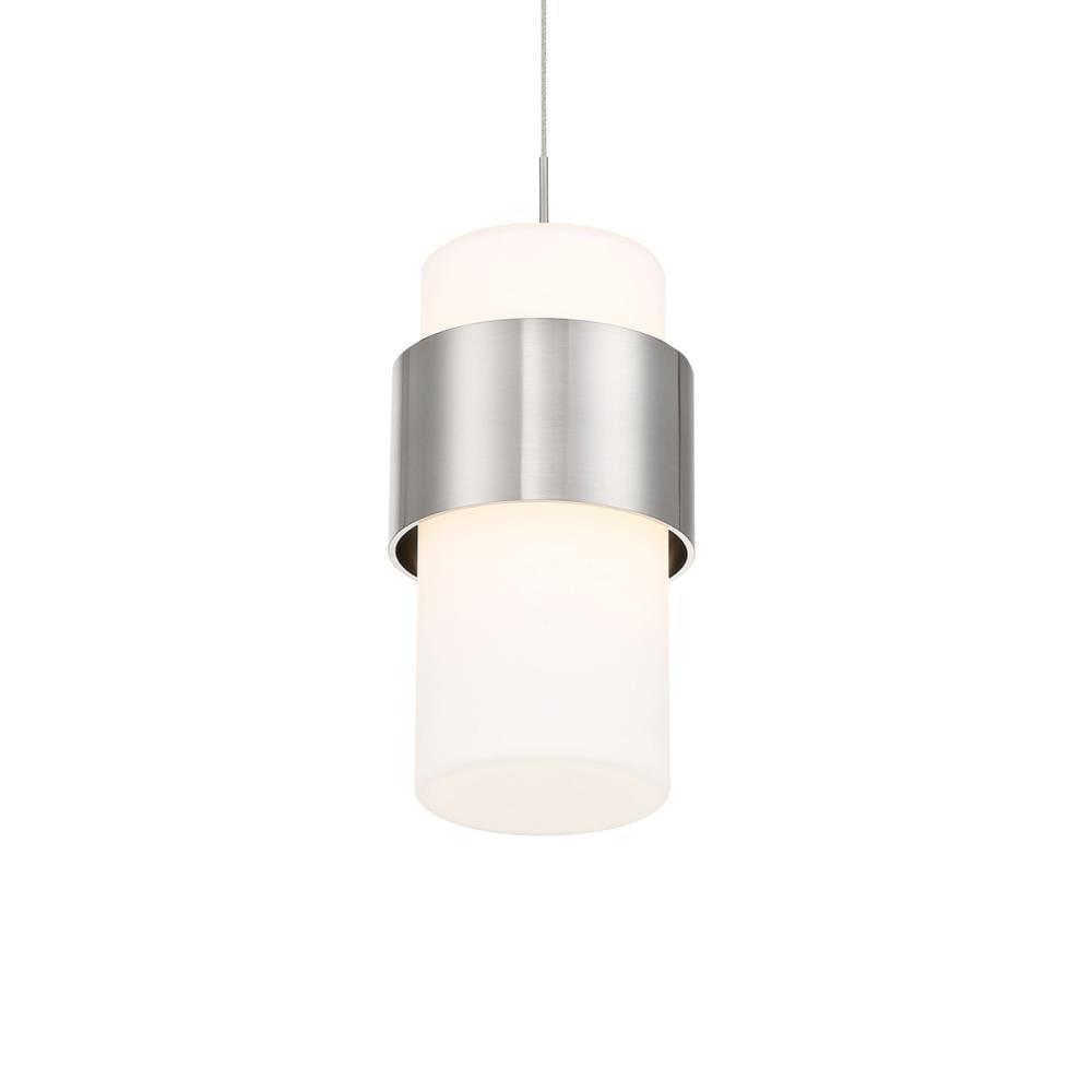 Banded 1 - Light LED Cylinder Pendant