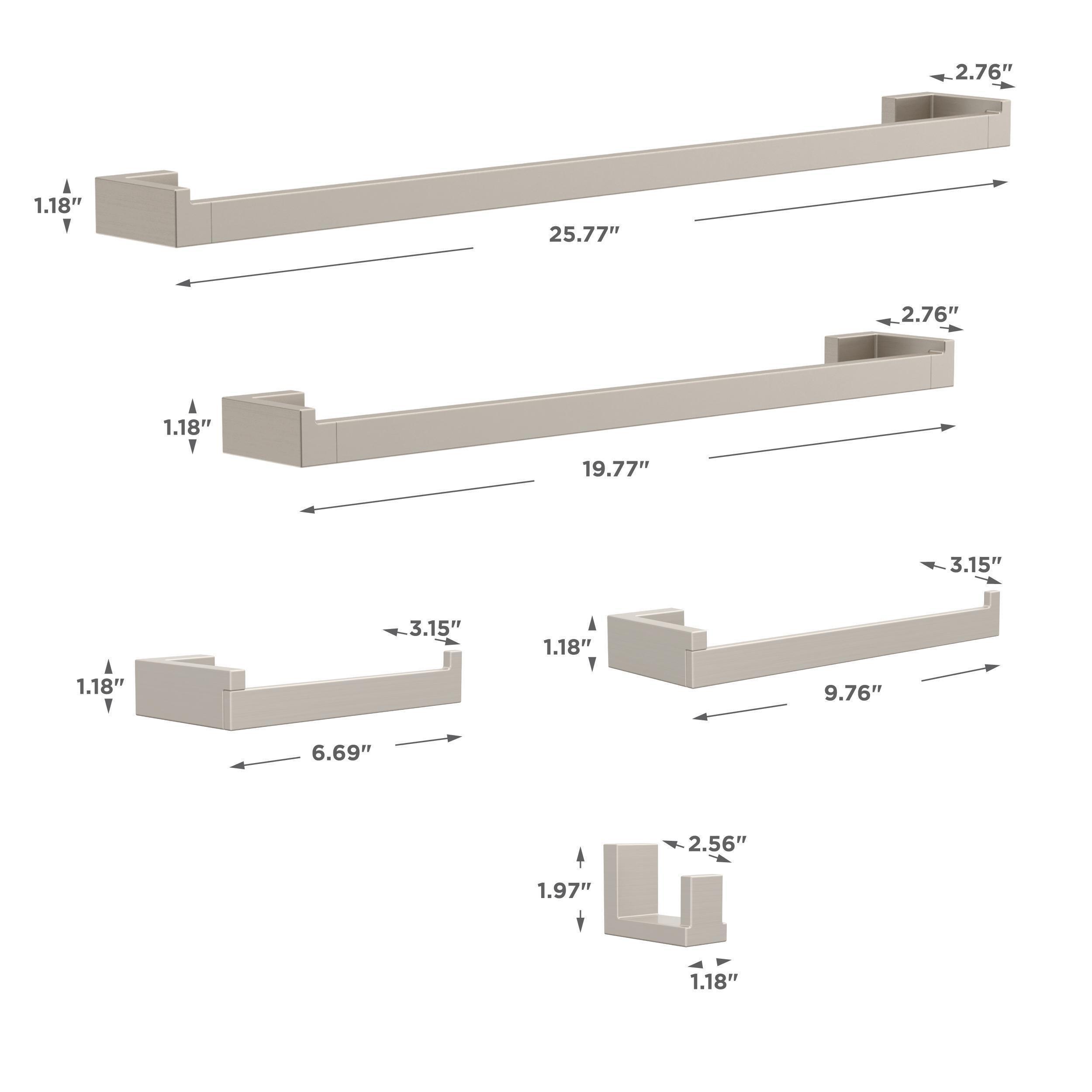 5 - Piece Bathroom Hardware Set