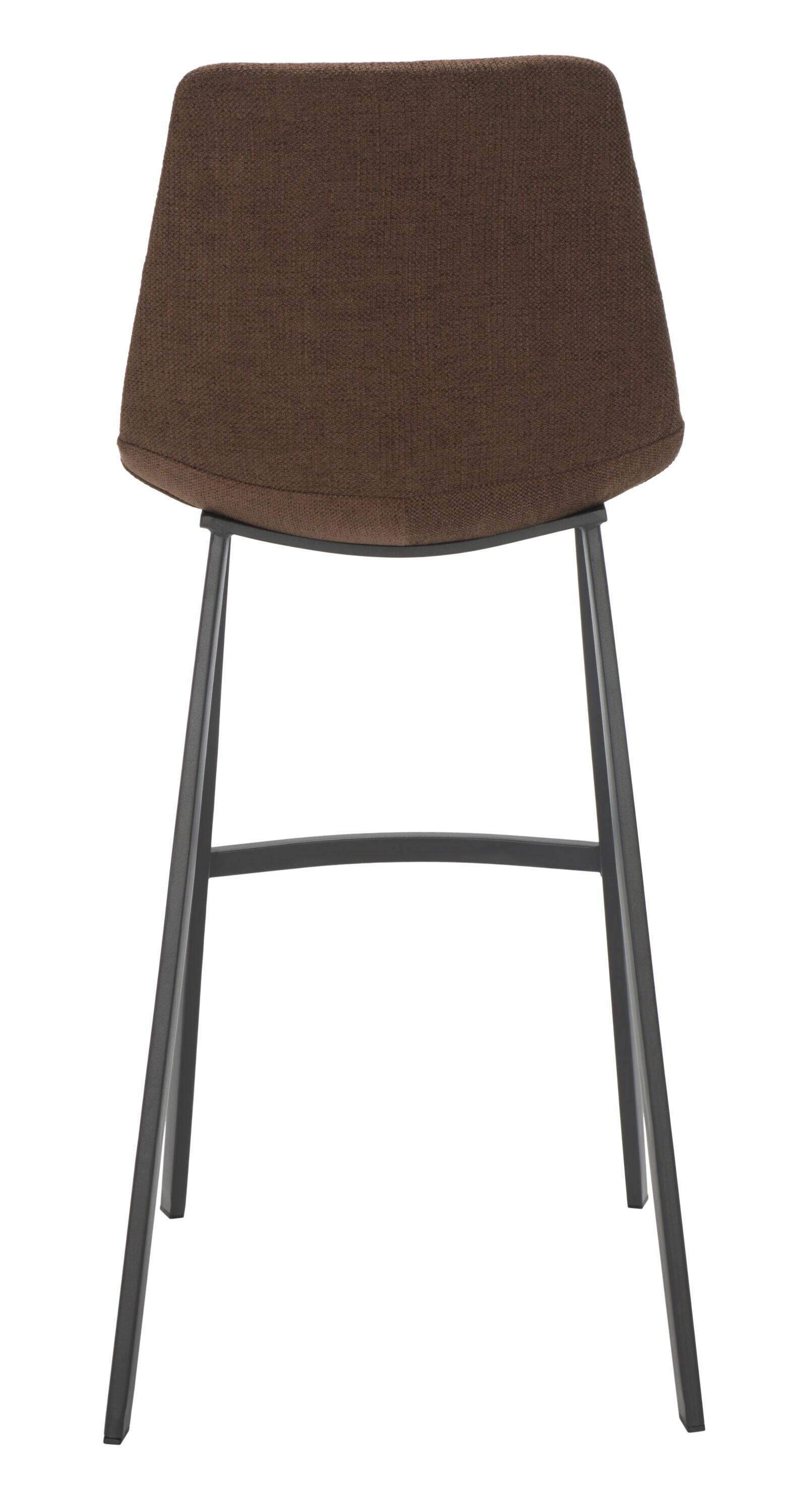 Rhyatte Bar Stool  - BST3018 - Cognac/Black - Safavieh