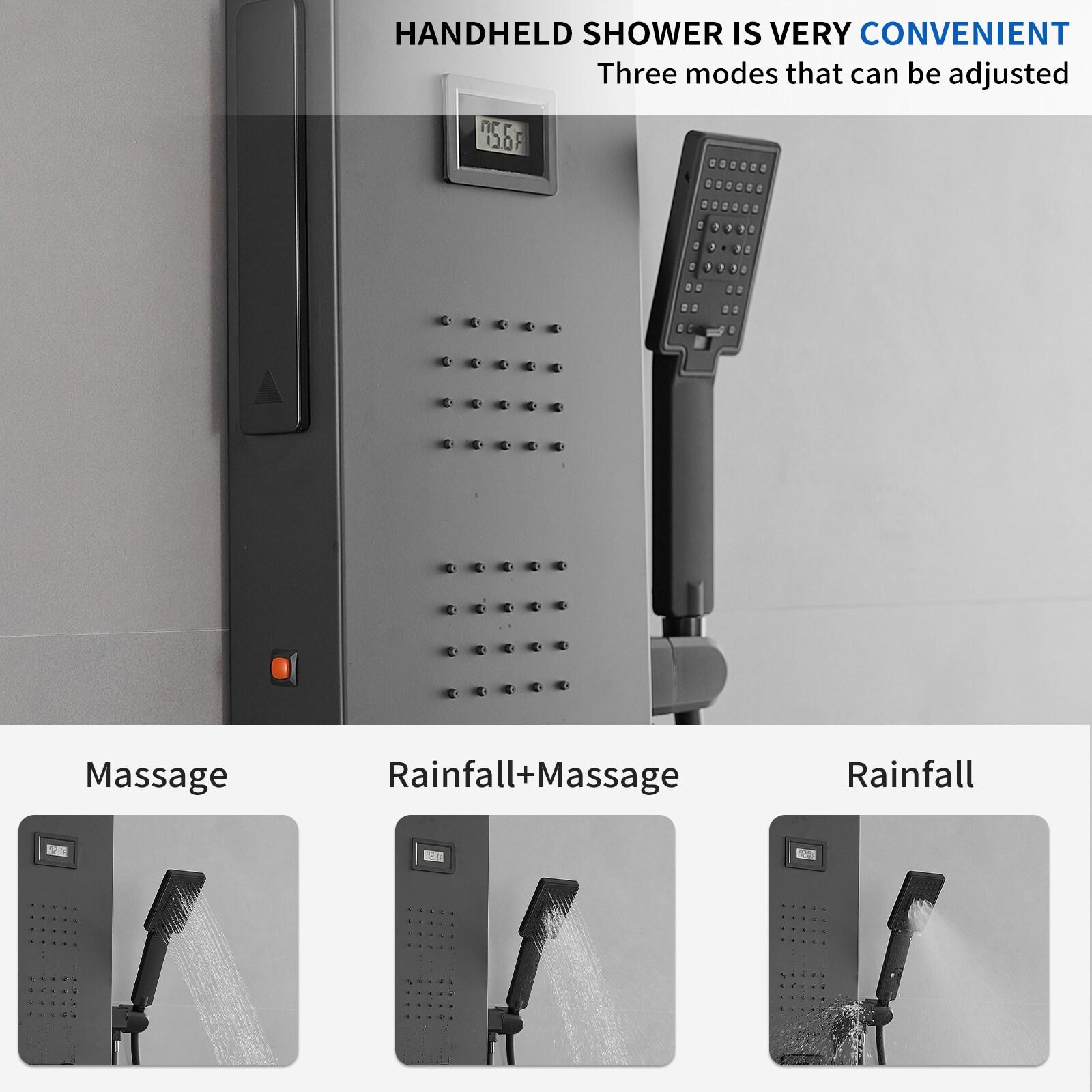 52'' Shower Panel with Fixed Shower Head