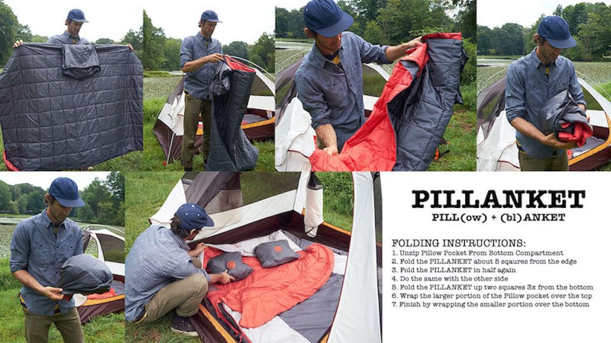 OmniCore Designs PILLANKET: PILL(ow) + (bl)ANKET - Packable Camping Pillow