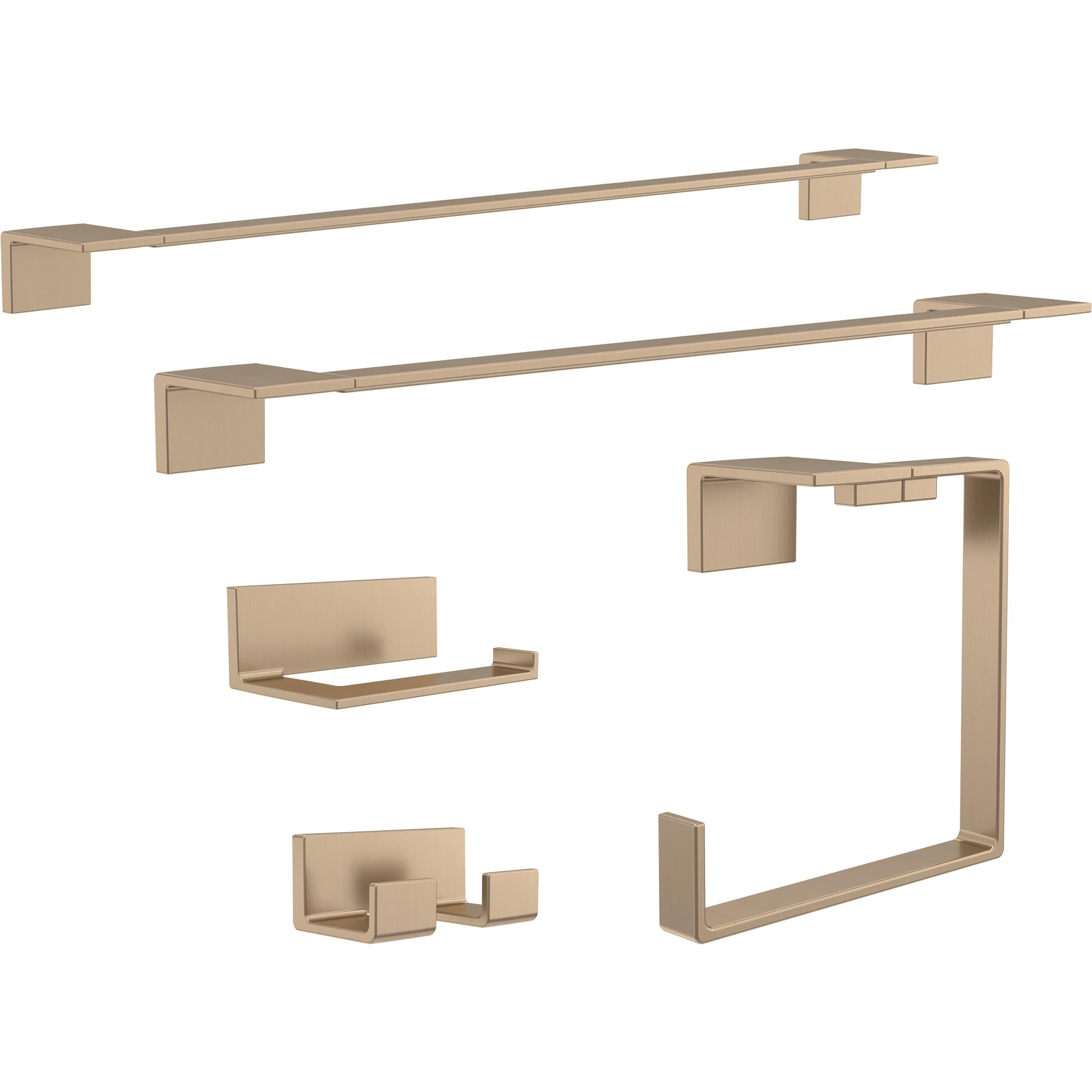 Vero Wall Mount Square Open Towel Ring Bath Hardware Accessory
