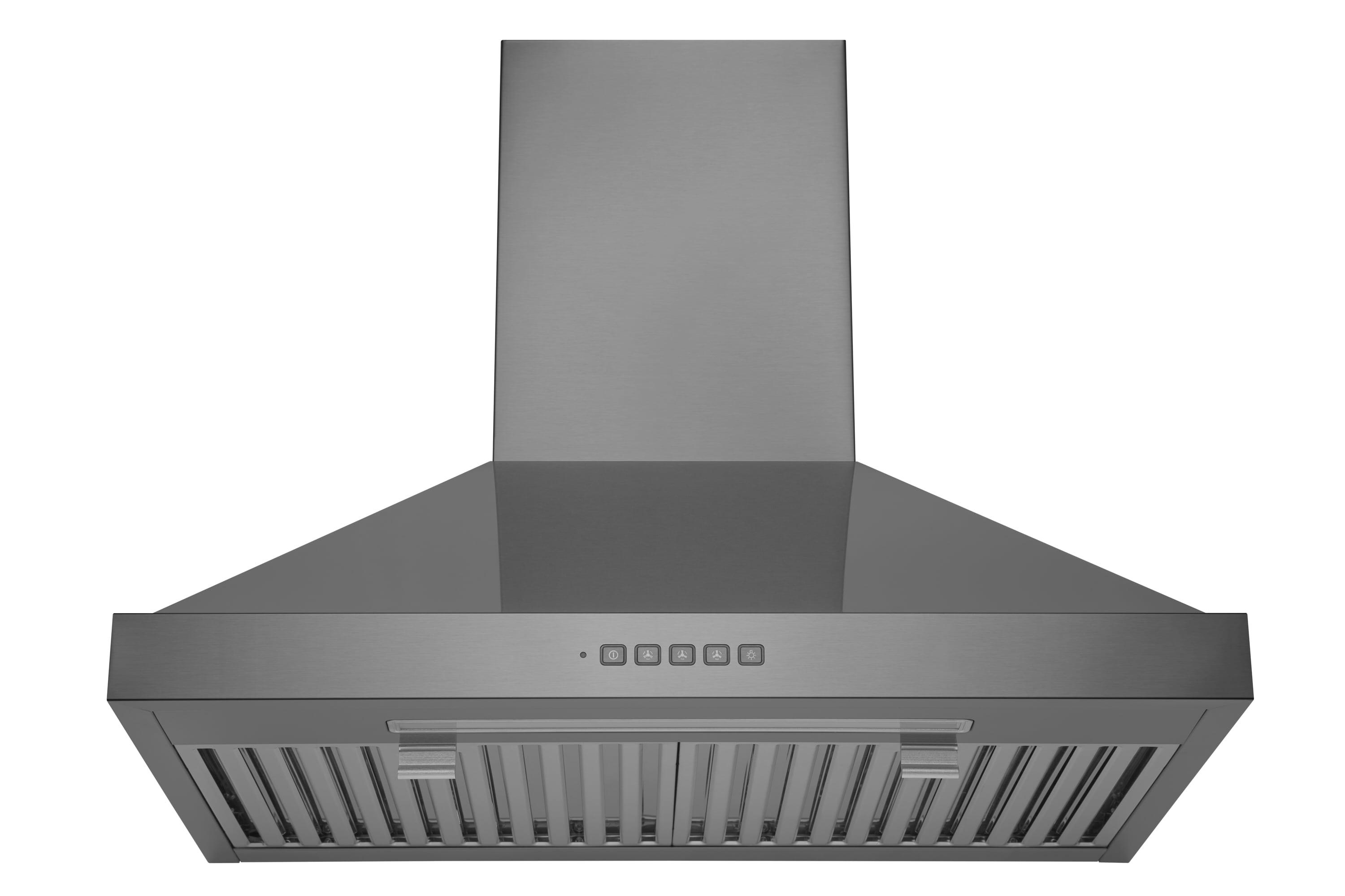 Hauslane 30" Stainless Steel Convertible Wall Range Hood with Baffle Filter
