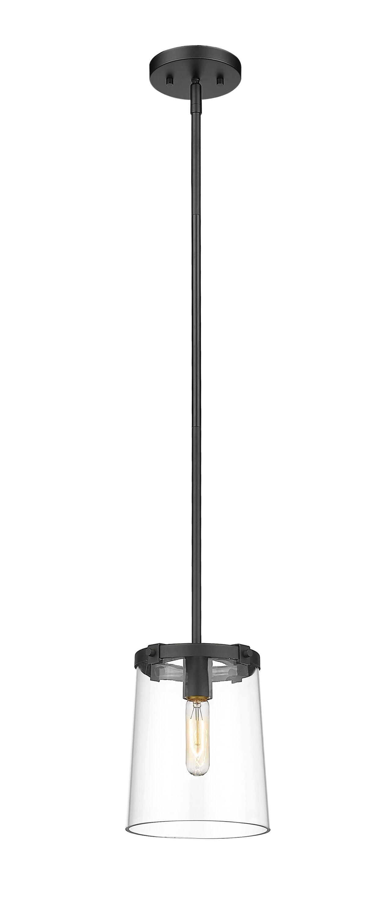 Z-Lite Callista 1 - Light Pendant in  Matte Black
