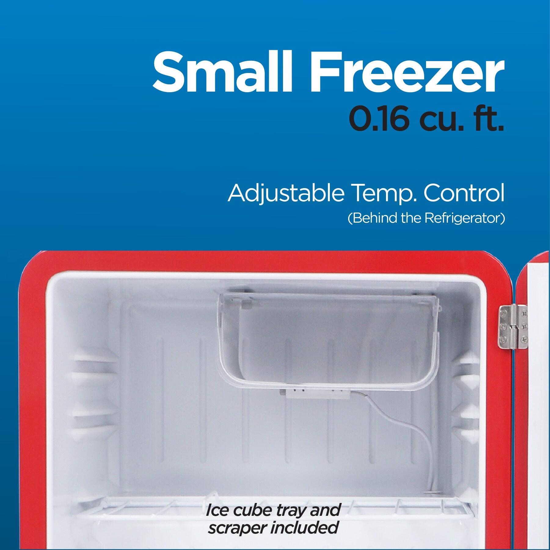 COMMERCIAL COOL Retro Refrigerator 1.6 Cu. Ft., Red