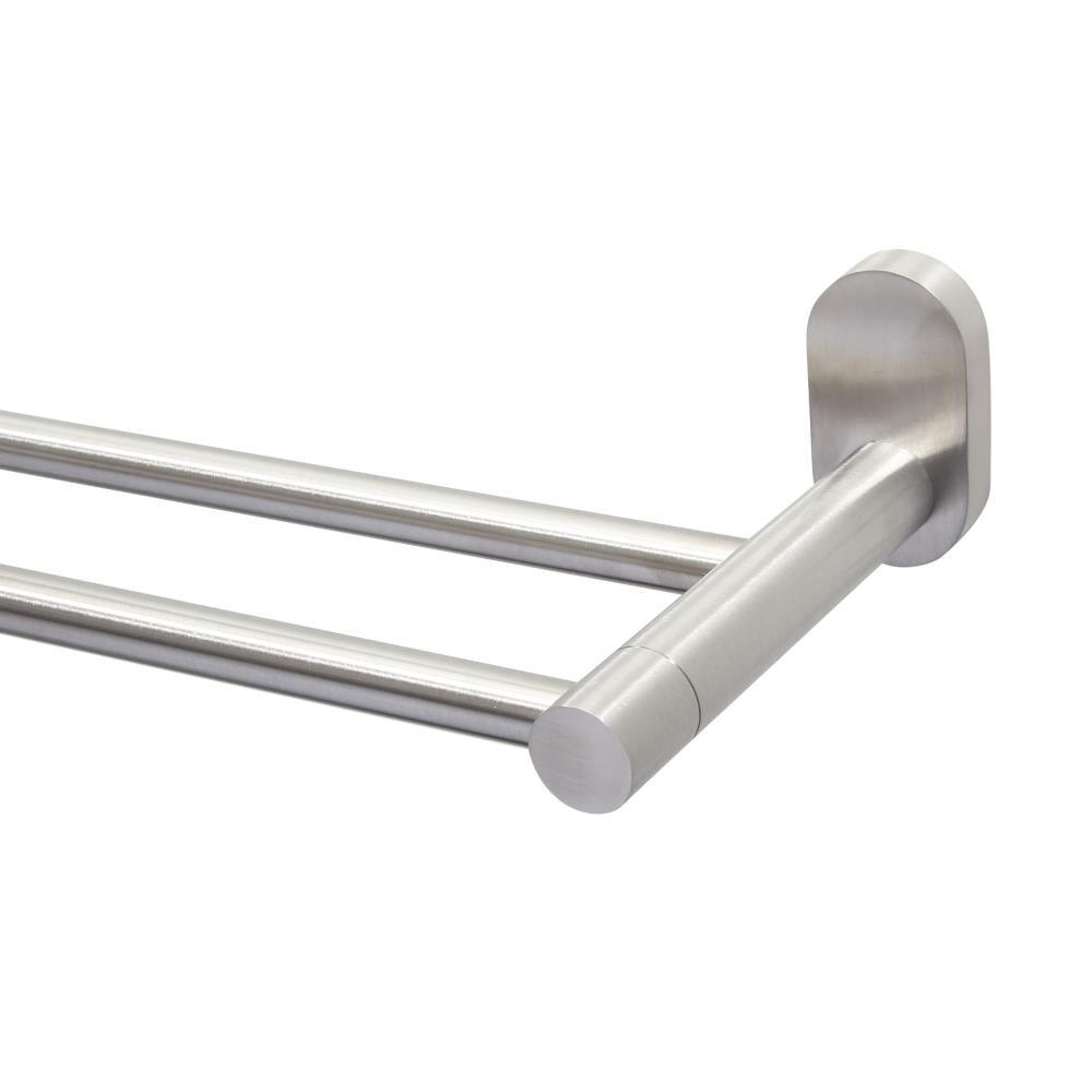 BOANN Solid Stainless Steel 24 Inch Towel Bar with Polished Chrome Finish NICKEL Brushed, Nickel Finish