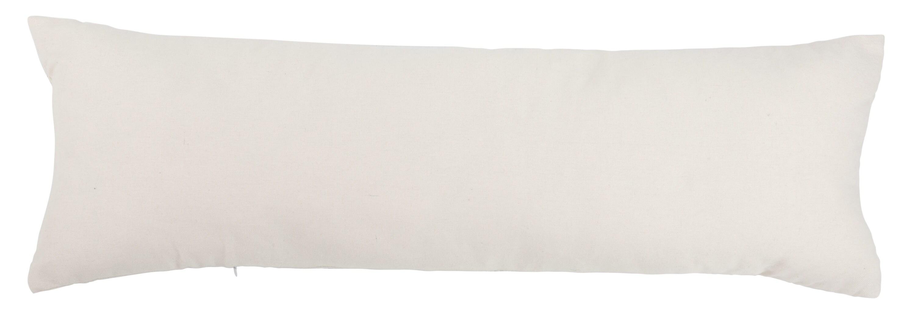 SAFAVIEH Valenti Bohemian Medallion Pillow, 12" x 36", Beige/Black