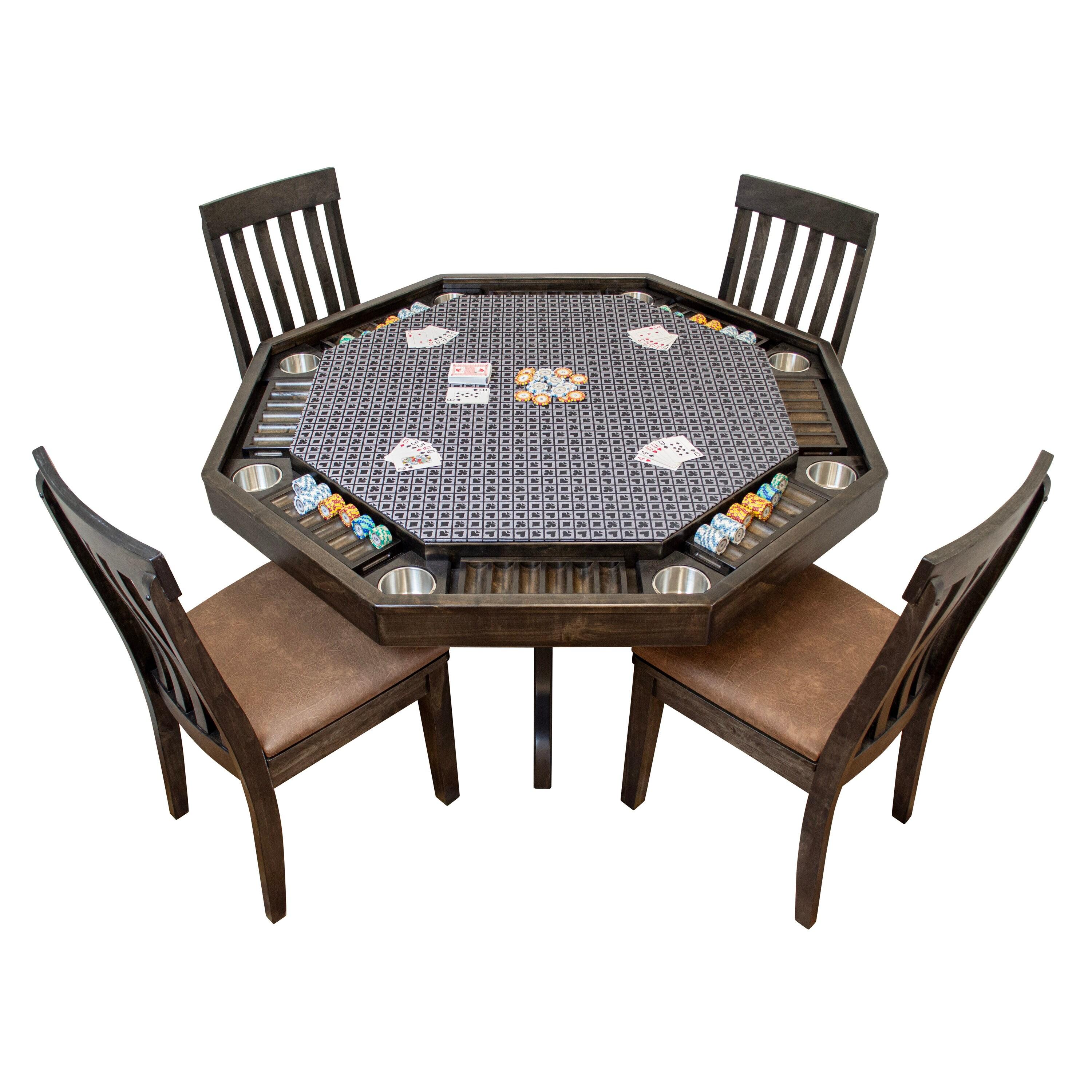 American Furniture Classics American Furniture Classics Solid Wood Mocha Finished Poker Chairs