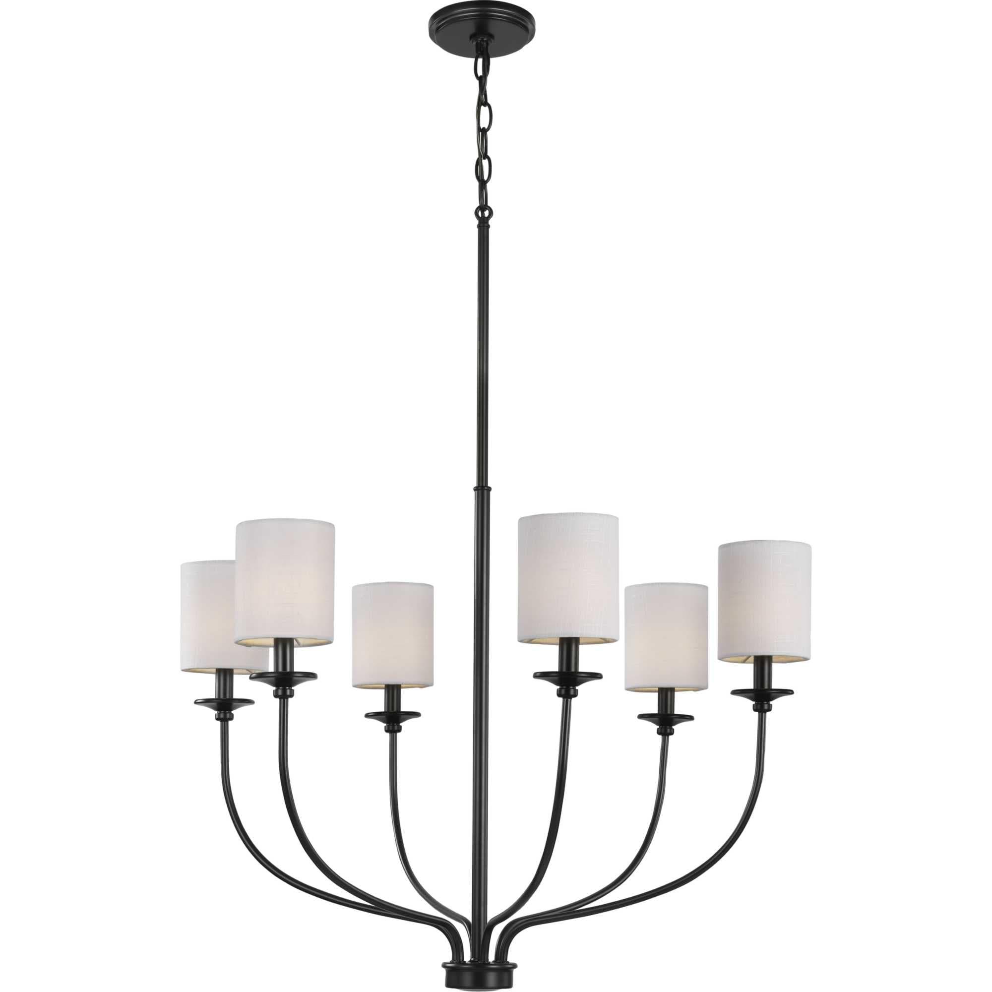 Progress Lighting - Six Light Foyer Chandelier - Chandeliers - Bonita -