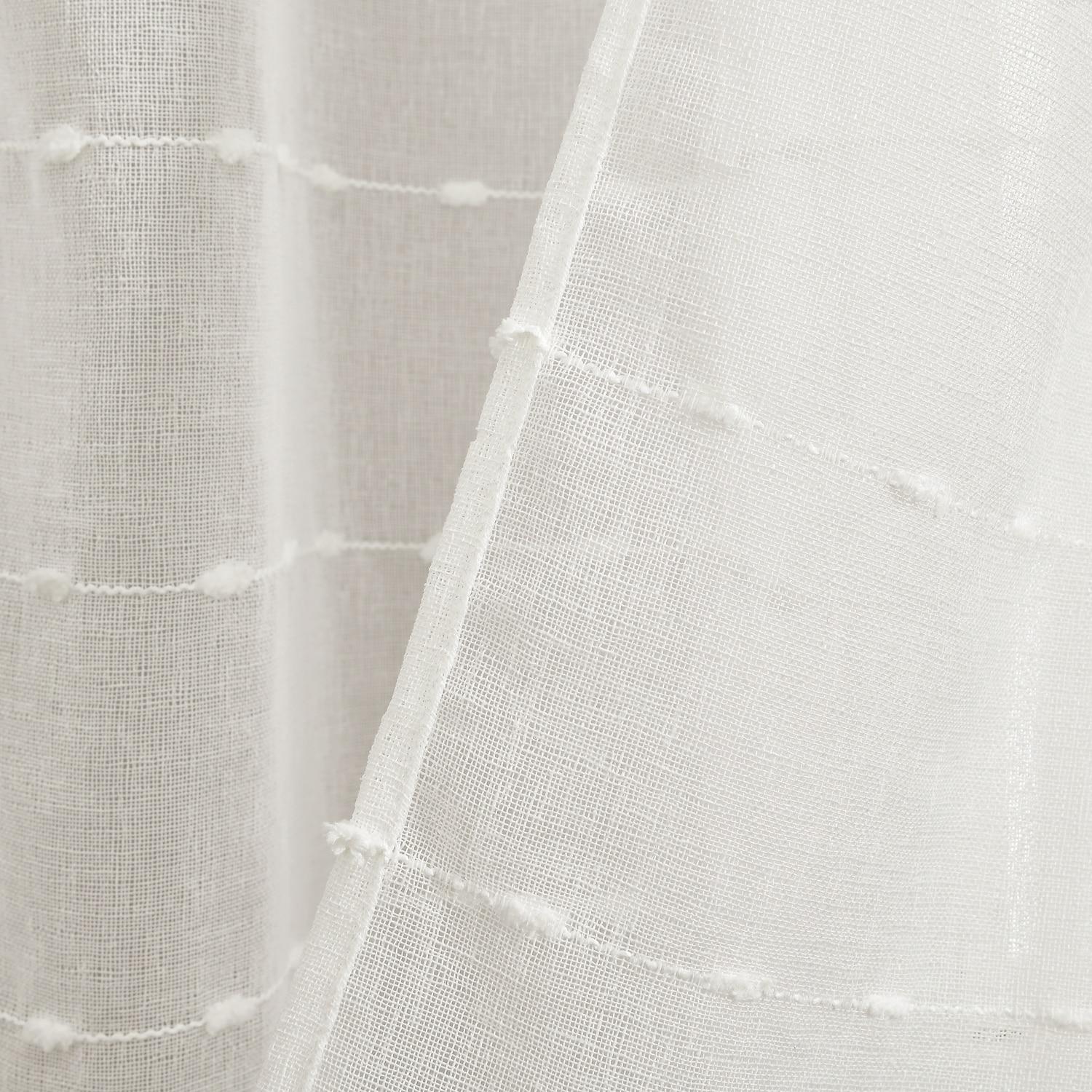 Lush Decor Solid Sheer Curtain Panels (Set of 2)