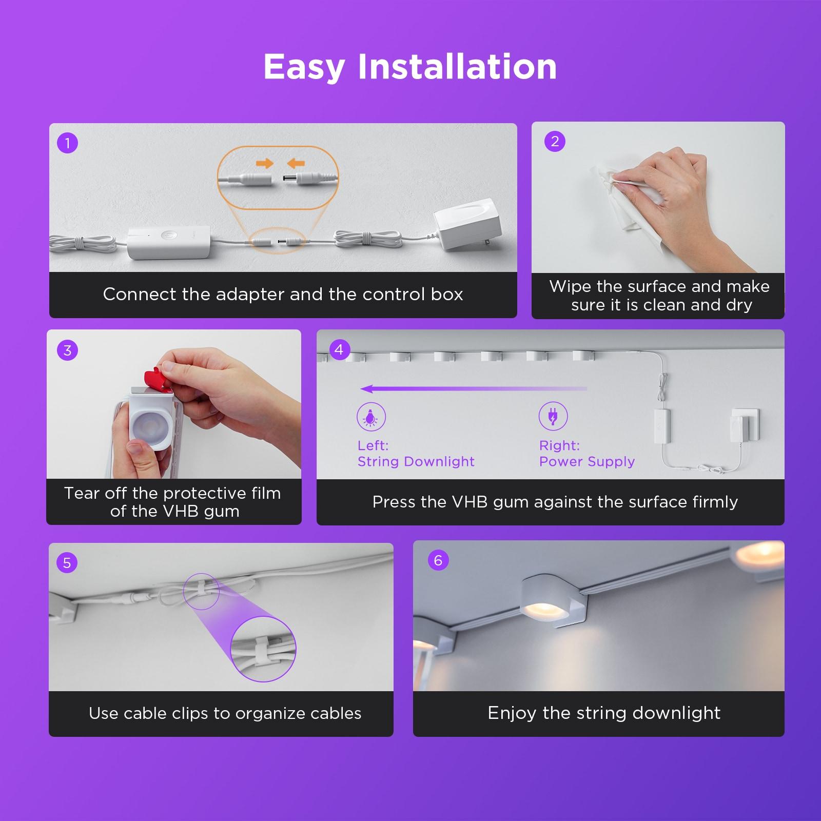 Govee 16.4' RGBIC String Downlights