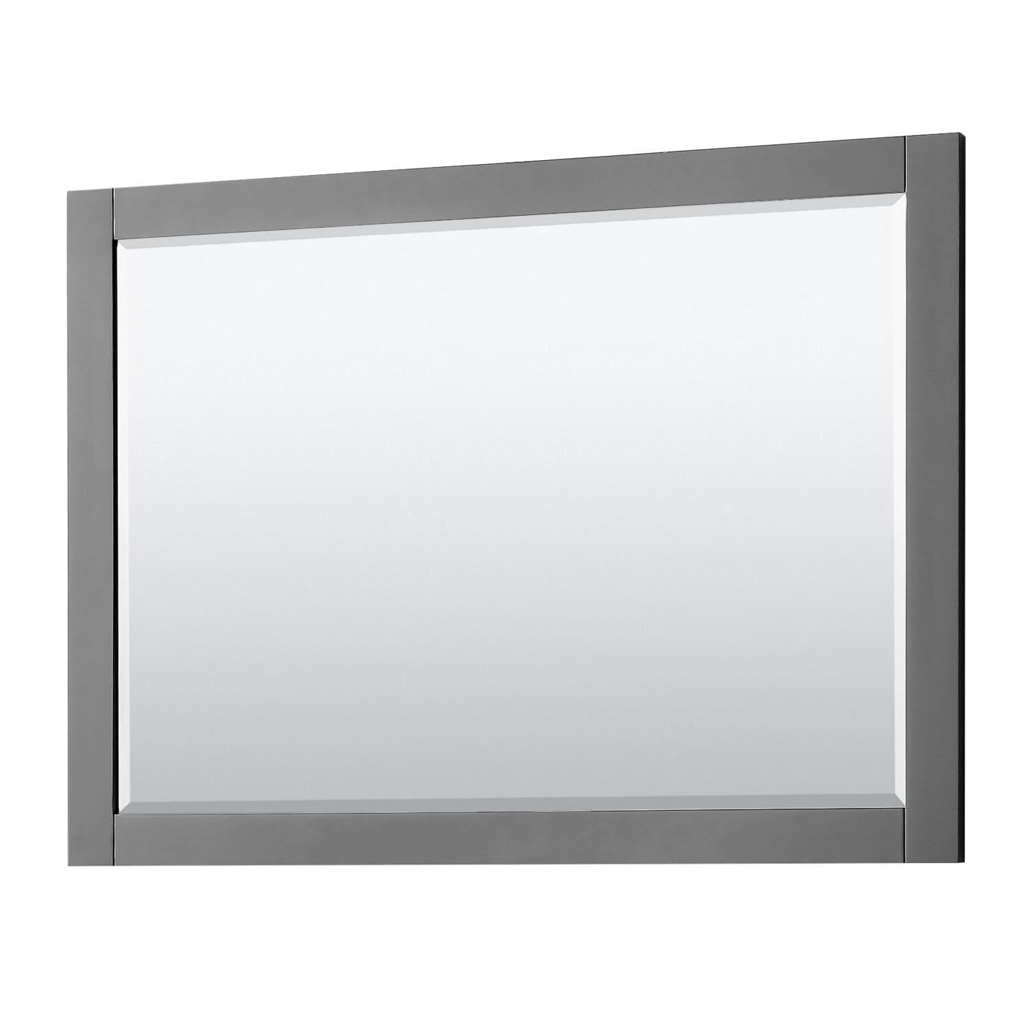 Wyndham Collection Avery 48'' Double Bathroom Vanity with Marble Top with Mirror