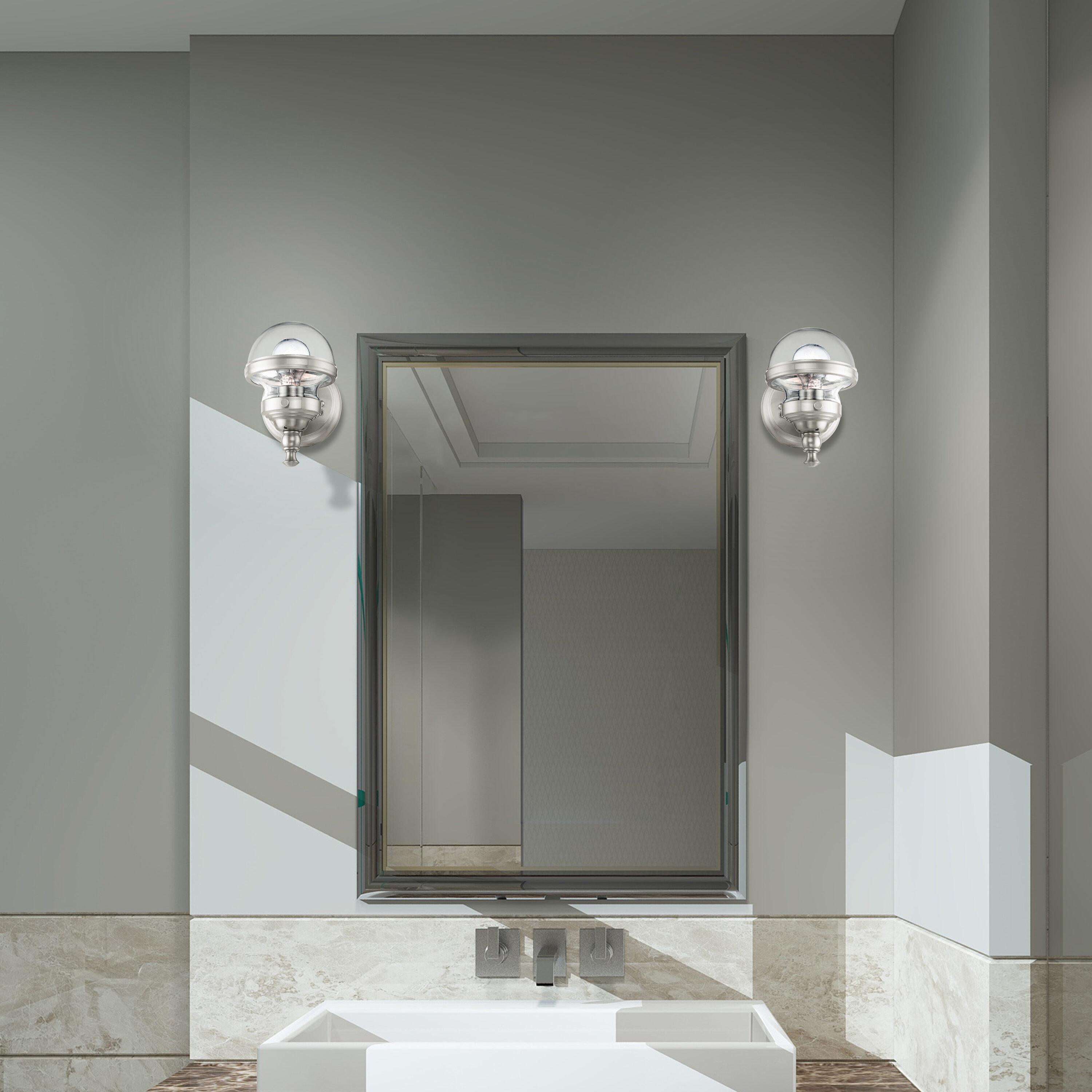 Livex Lighting Oldwick 1 - Light Vanity in  Brushed Nickel