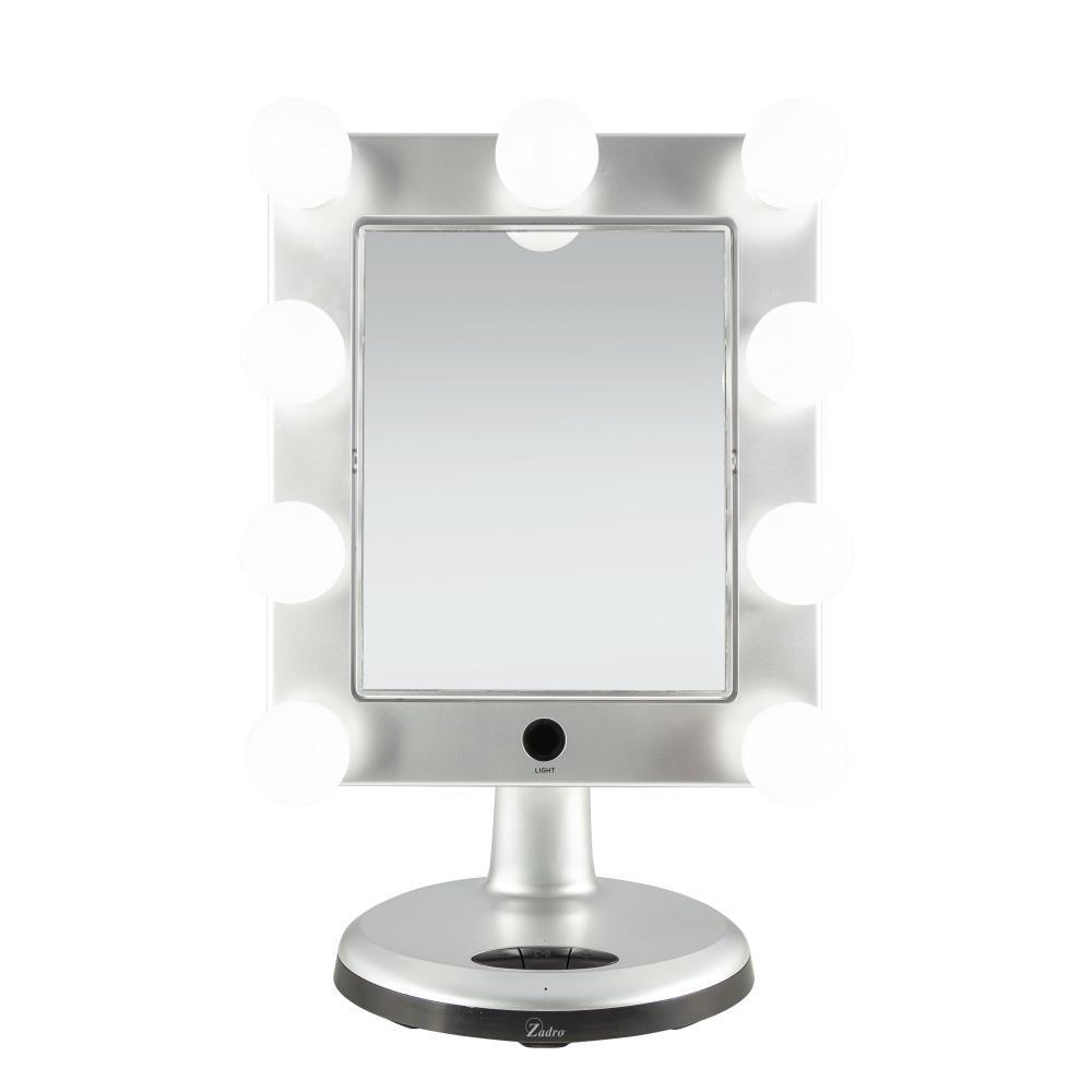 Zadro Melrose LED Makeup Mirrors w/ Magnification & Bluetooth Speaker