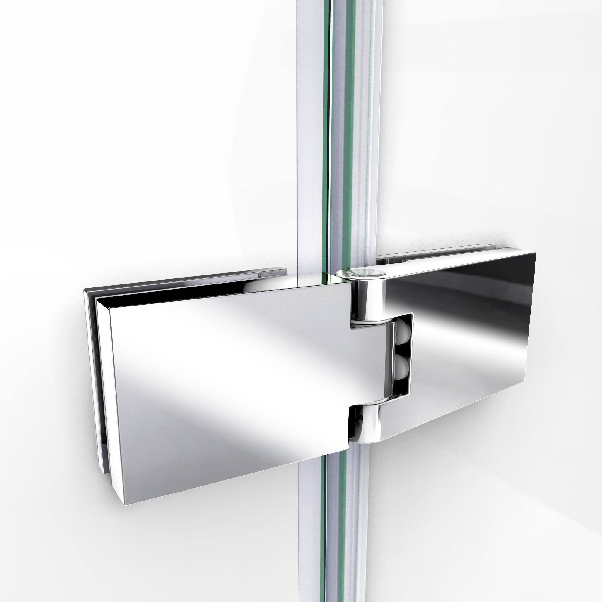 DreamLine Aqua Ultra 74.75" H Frameless Shower Enclosure DL-6522L-01CL