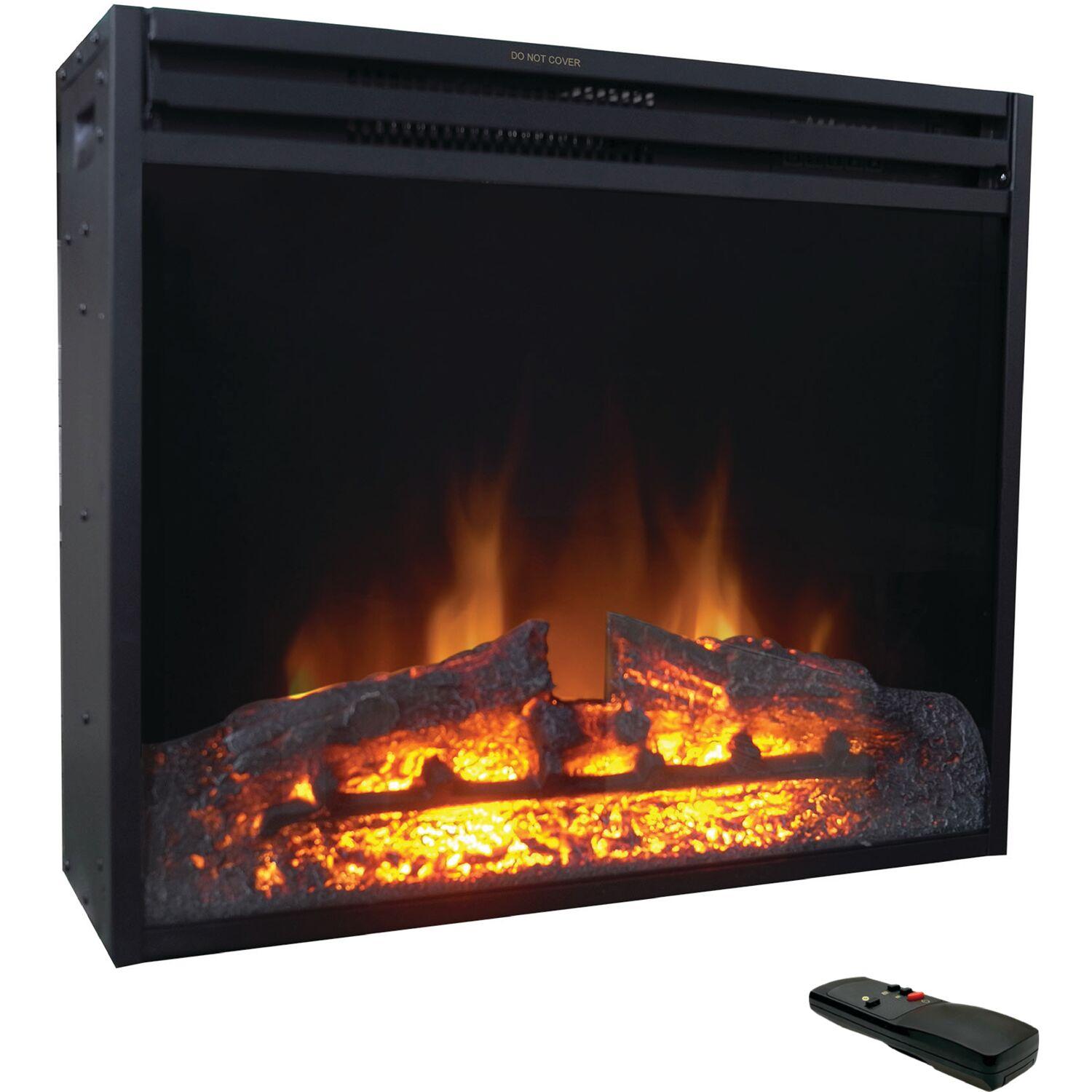 Cambridge Cambridge 5118 BTU Freestanding Electric Fireplace Heater Insert for Vacant Chimney Fireplace