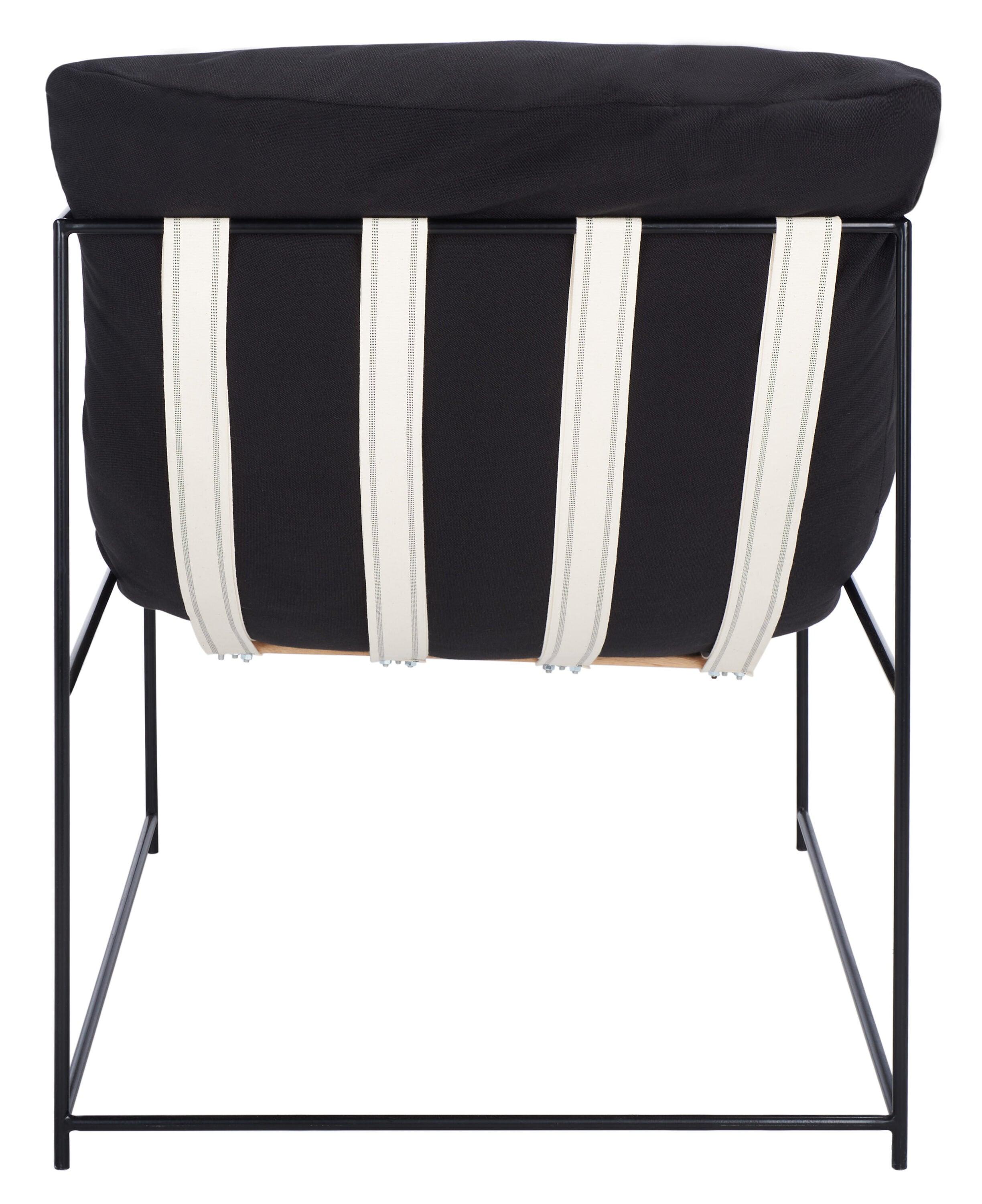 Portland Pillow Top Accent Chair - ACH4511 - Black/Black - Safavieh