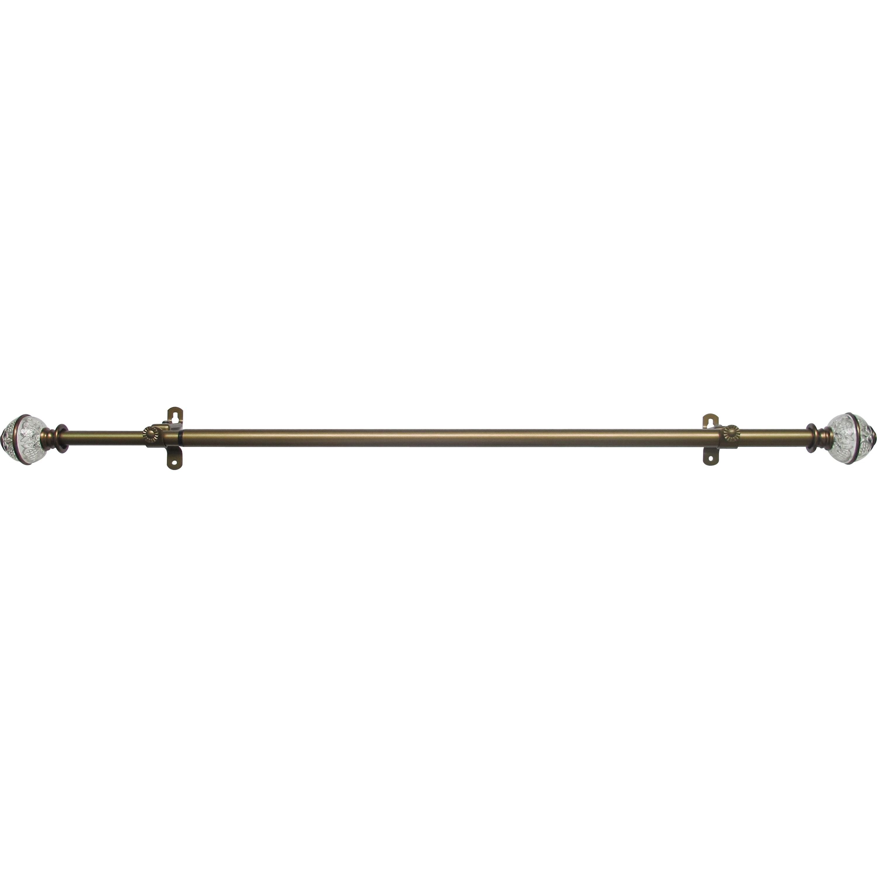 Achim Camino Decorative Curtain Rod and Finial Lancaster