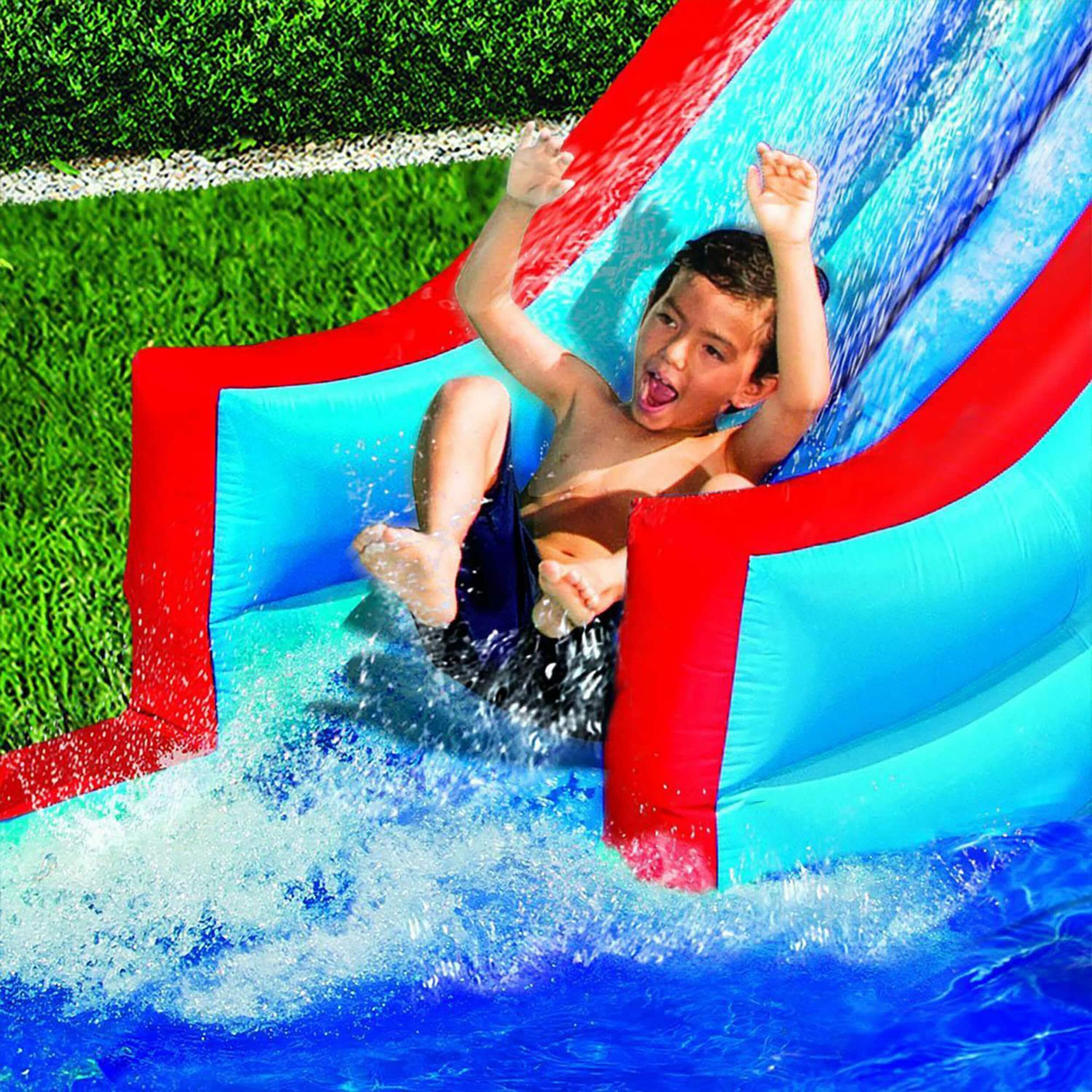 Banzai Slide N Soak Splash Park Inflatable Outdoor Kids Water Park Play Center & Reviews | Wayfair