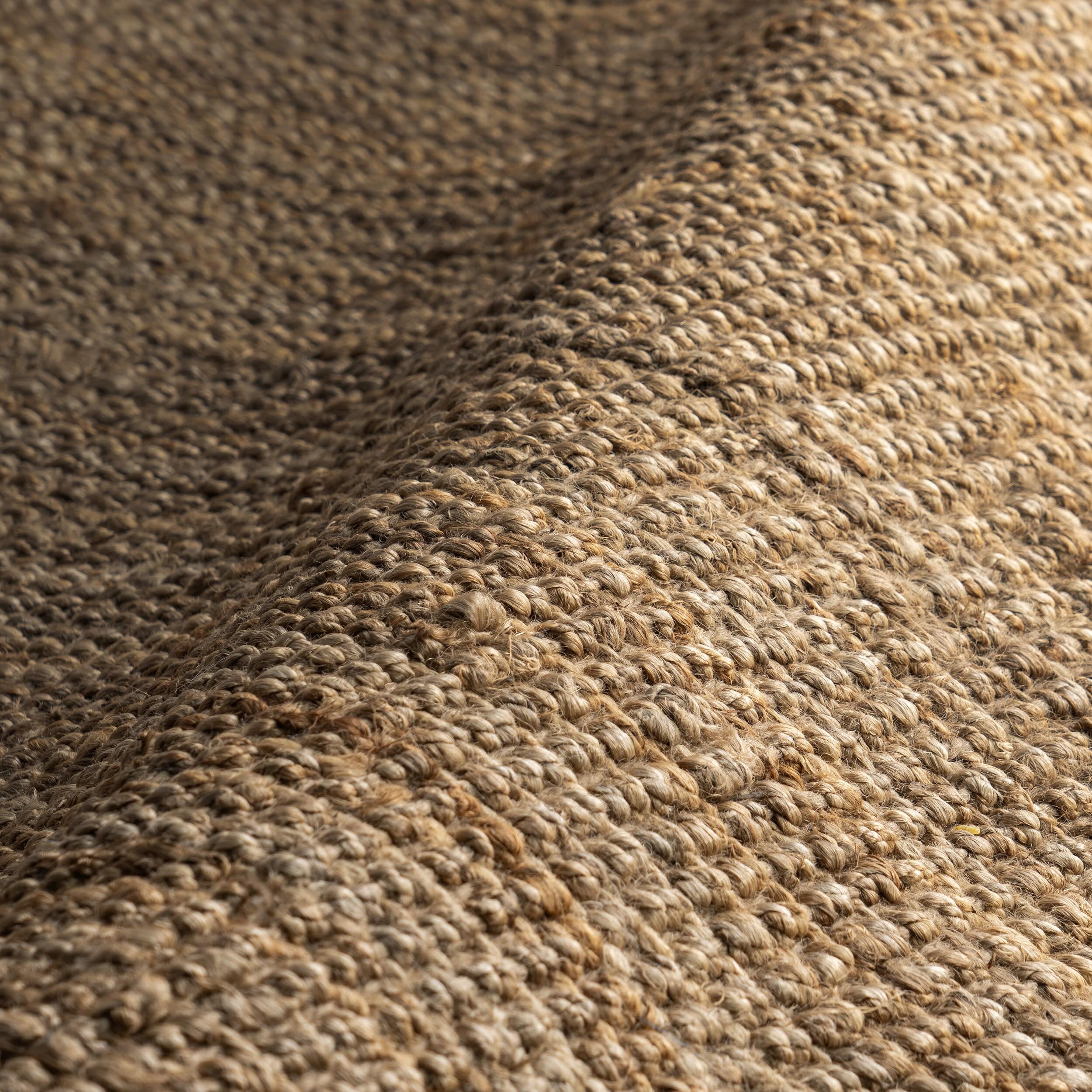 nuLOOM Daniela Chunky Jute Natural 6' x 9' Farmhouse Area Rug