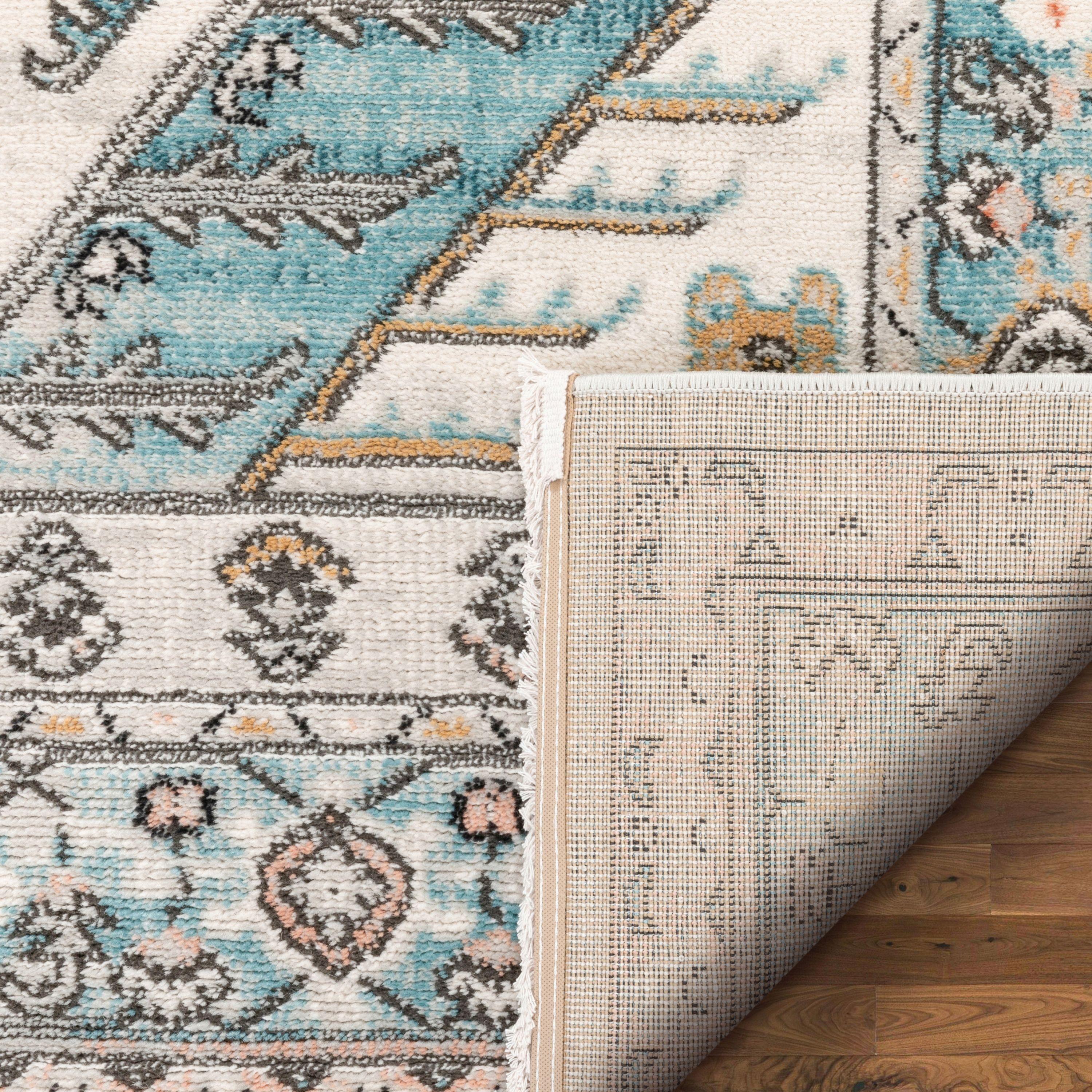Well Woven Indira1 Jane Vintage Bohemian Aztec Tribal Blue 2' x 3' Area Rug