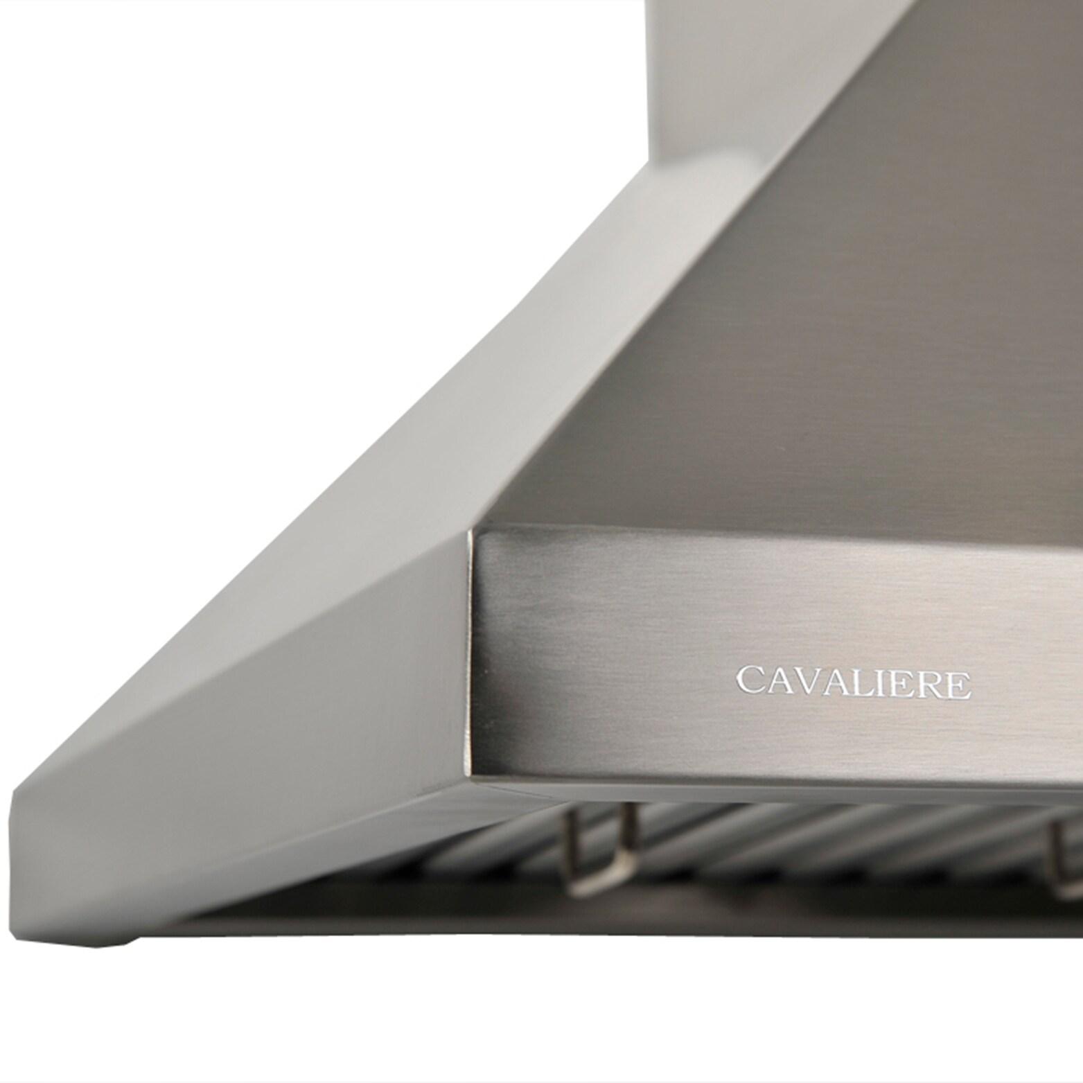 Cavaliere 30" Stainless Steel 462 CFM Ducted (Vented) Wall Range Hood with Baffle Filter