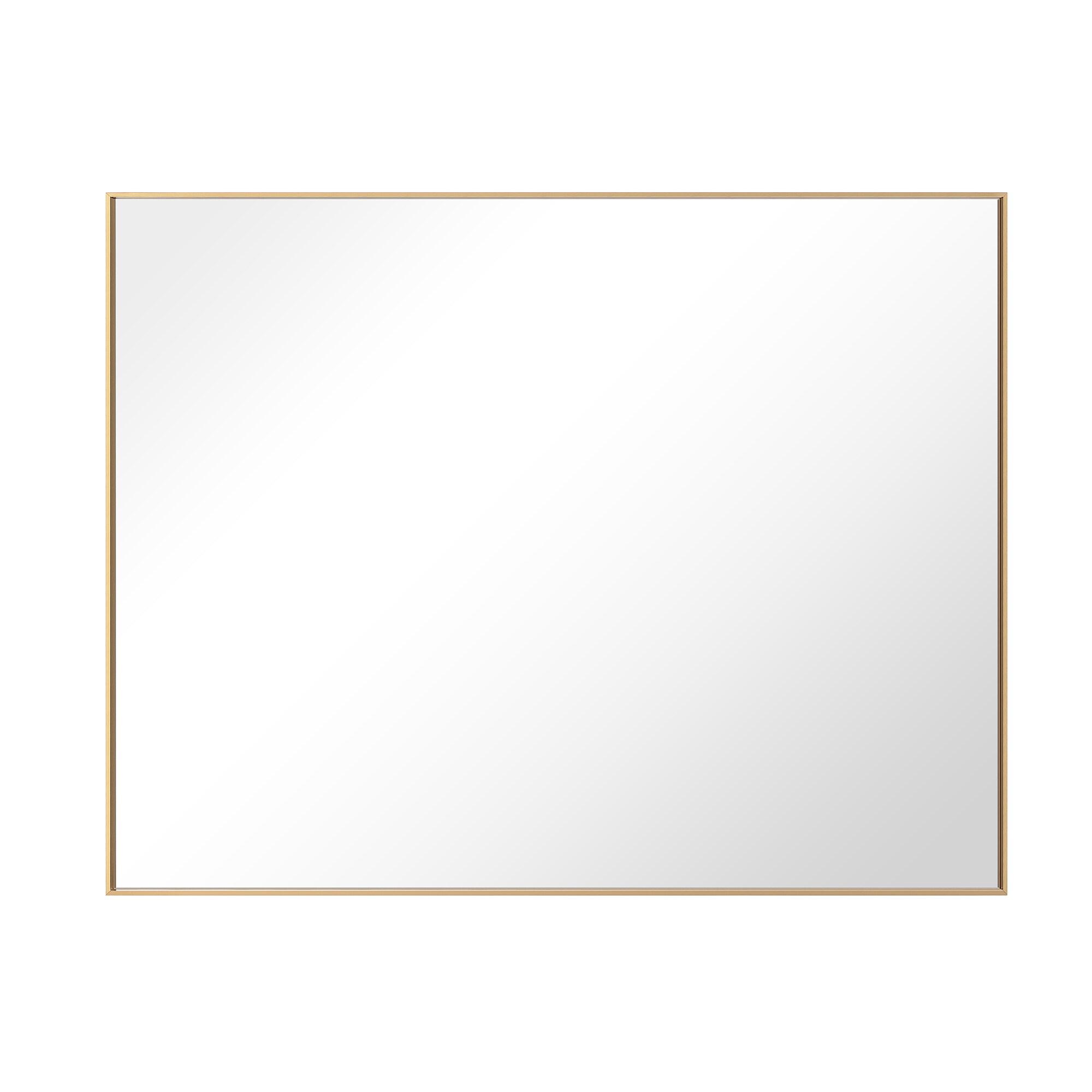 Ledel Modern & Contemporary Rectangle Bathroom Vanity Mirror Metal Framed Wall Mirror