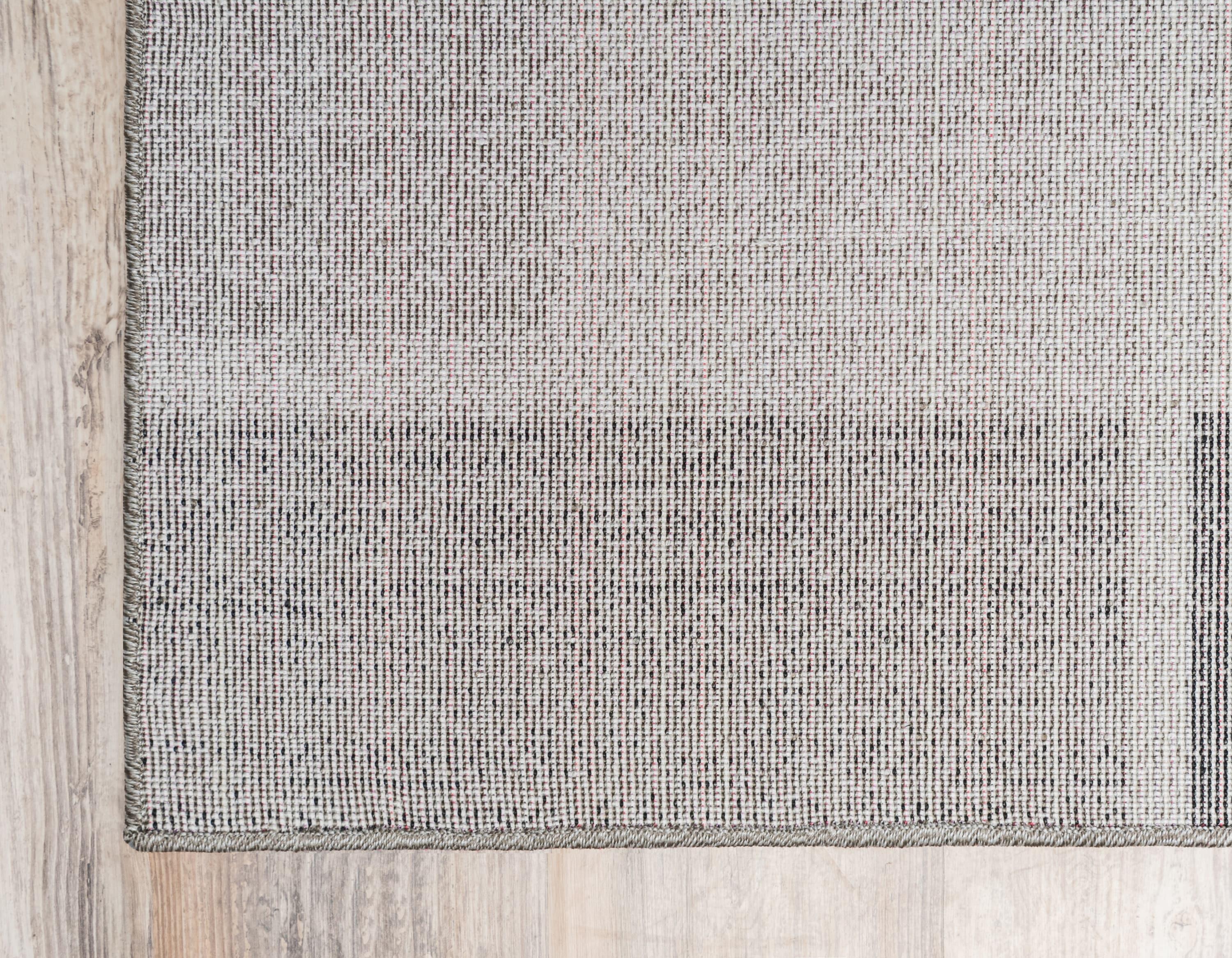 Unique Loom Del Mar Collection Area Rug - Sarah (9'  x 12' Rectangle Light Gray/Gray)