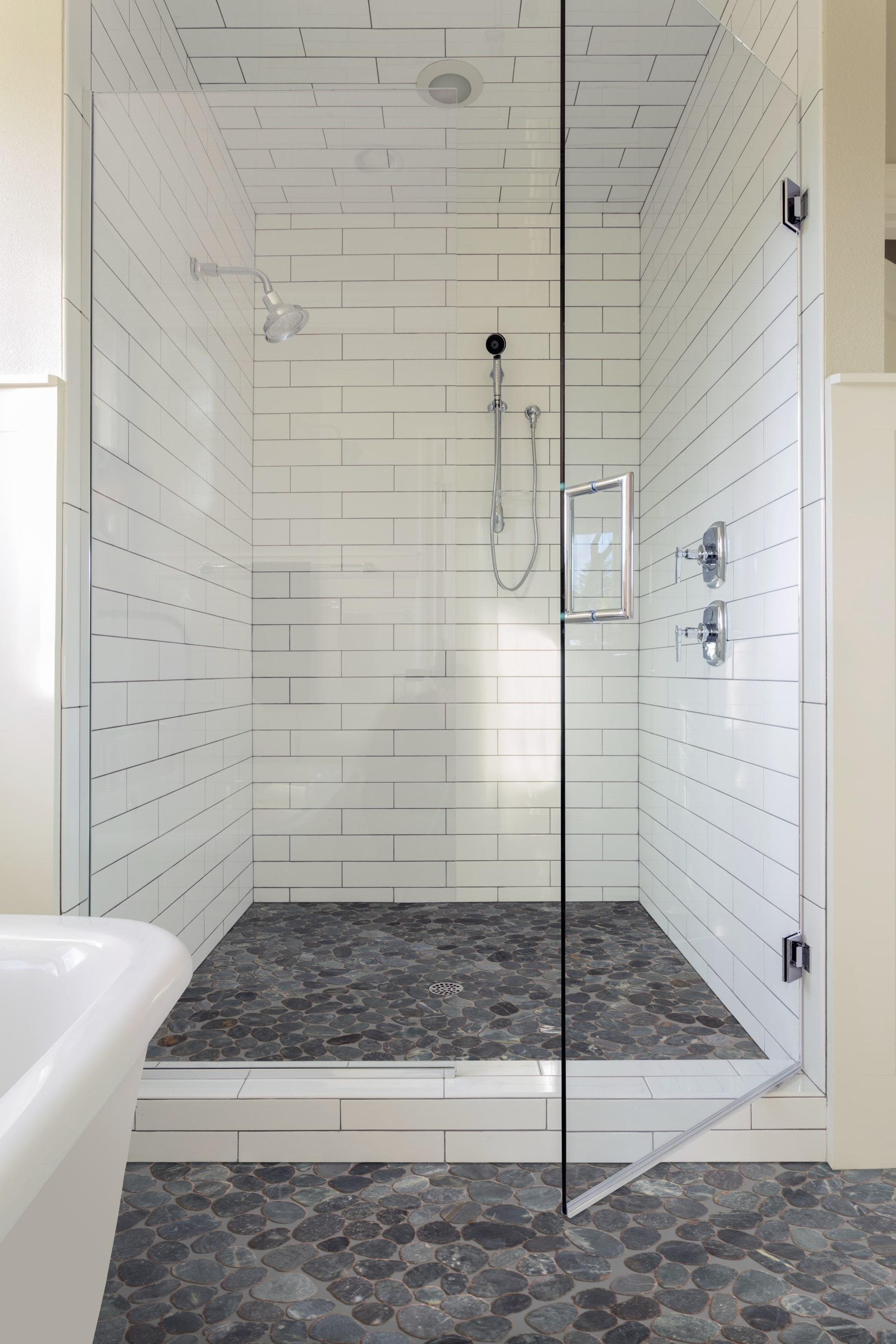 Sliced Pebble Mosaic Wall & Floor Tile