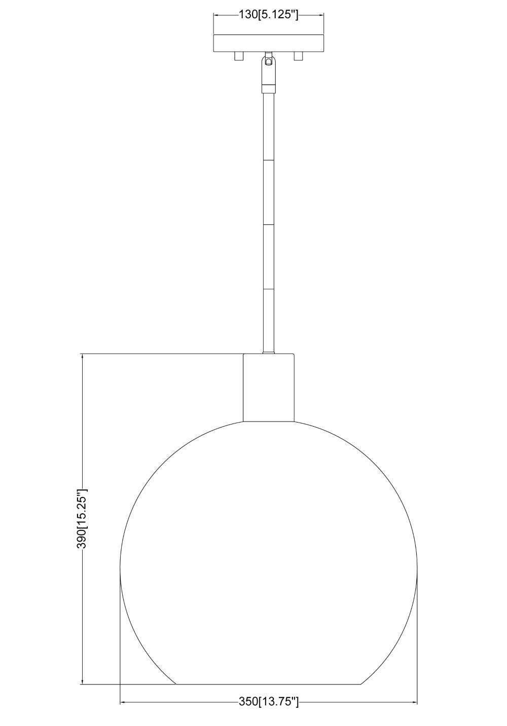 Z-Lite Margo 1 - Light Pendant in  Olde Brass
