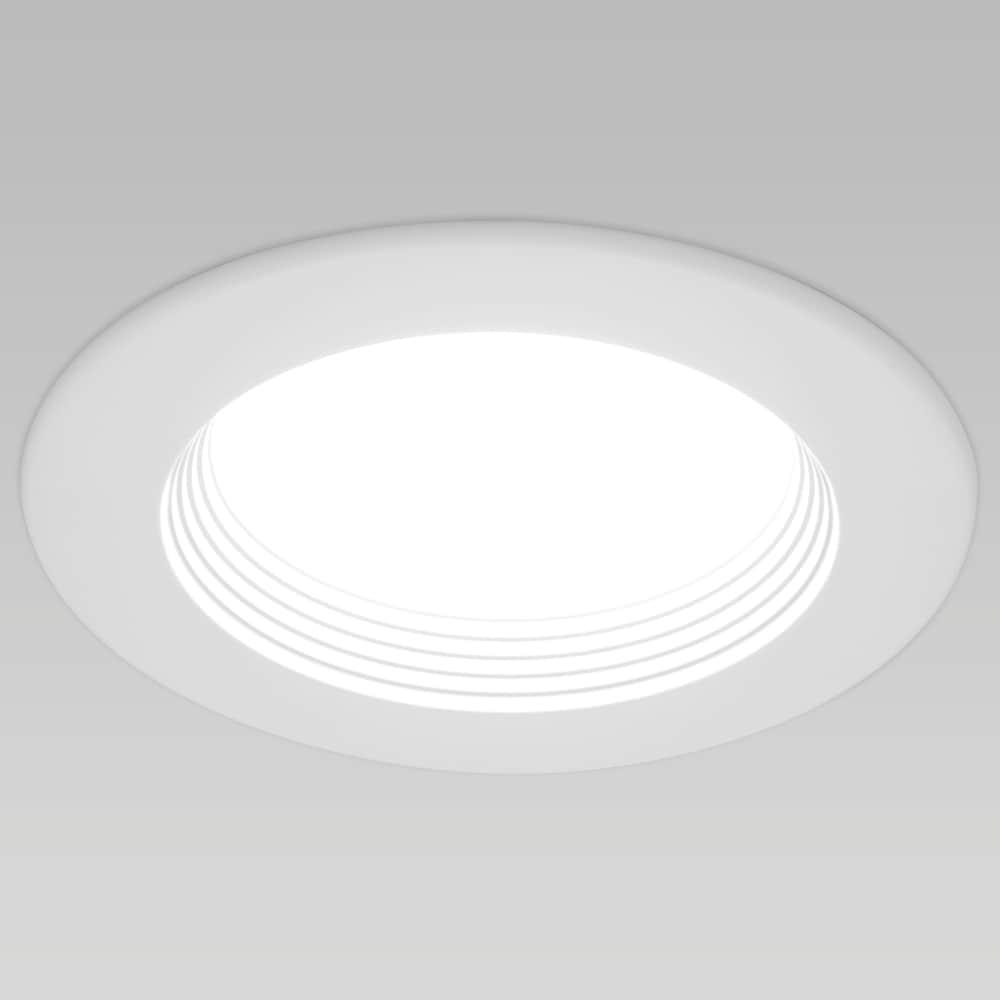 Maxxima 4" 5 CCT Retrofit Recessed LED Downlight - E-26 Quick Connect, Color Selectable 2700K-5000K (2700K/3000K/3500K/4000K/5000K), Dimmable Retrofit, 750 Lumens, Damp Rated for Kitchens - 12 Pack