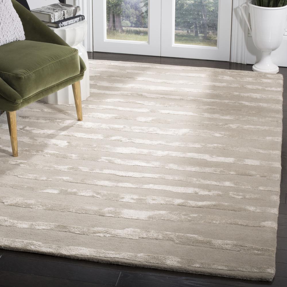 Soho SOH519 Hand Tufted Indoor Area Rug - Grey - 5'x8' - Safavieh
