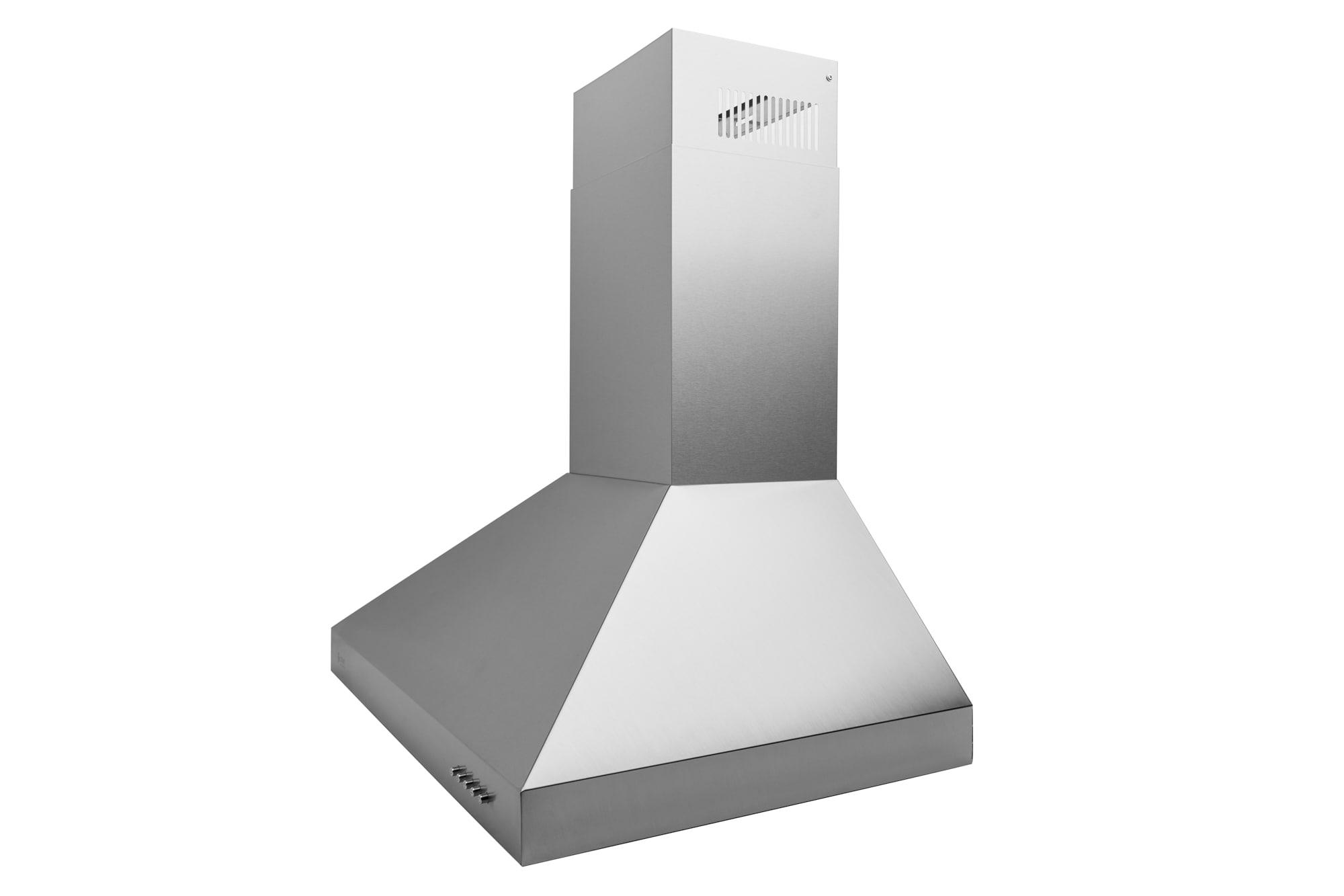 Hauslane Hauslane Wall Mount Range Hood 30 Inch | Wall Chimney | 6” Duct/Ductless Convertible, Strong Suction, Six-layer Aluminum Filters, Changeable LED Lamps, Stove Kitchen Vent Hood WM-530SS-30B
