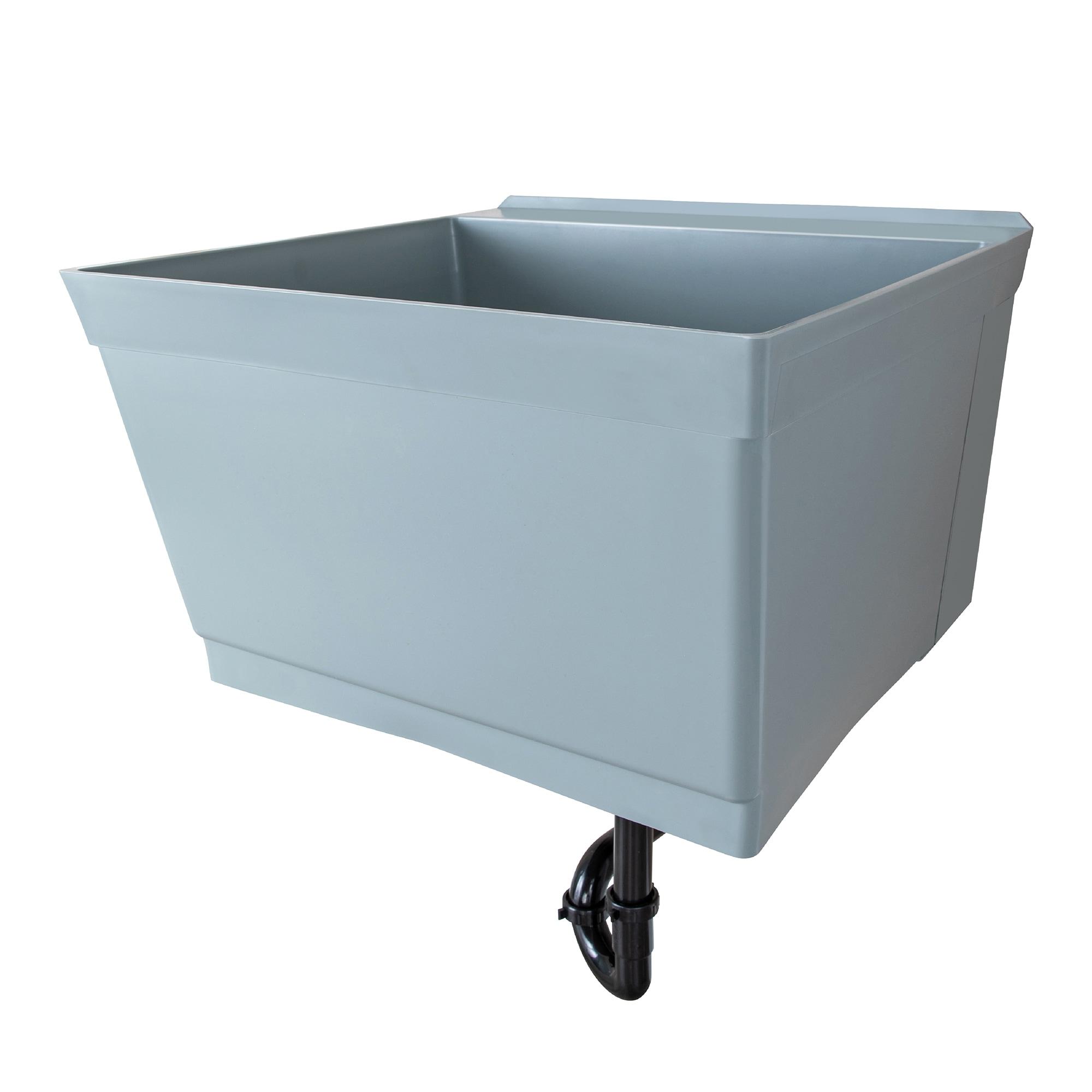 23" L x 24" W Wall Mount Laundry Sink