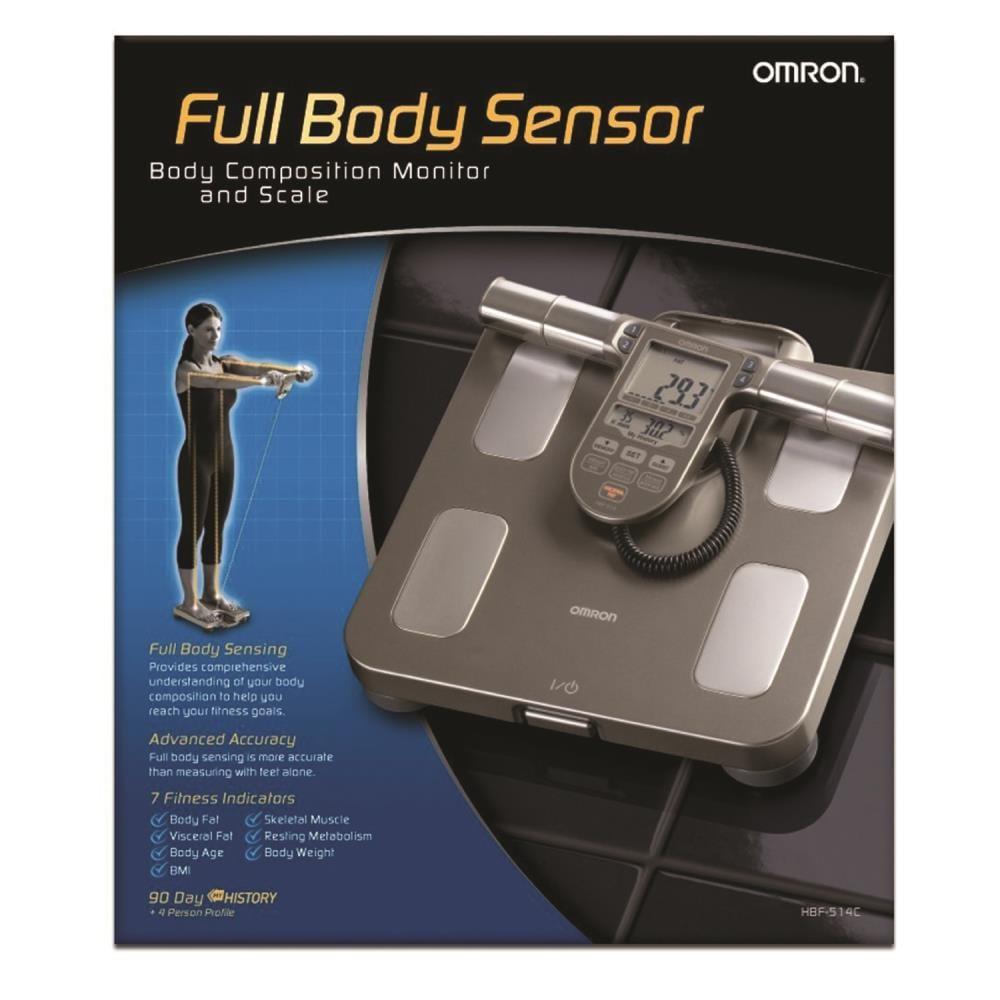 Omron® Full-Body Composition Monitor Black Bathroom Scale