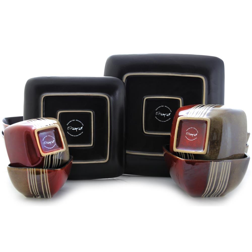 Garley 16 Piece Stoneware Dinnerware Set - Service for 4