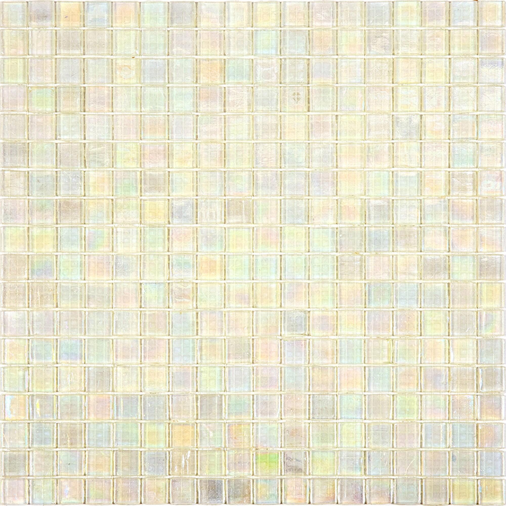 Skosh 0.6" x 0.6" Glass Grid Mosaic Wall & Floor Tile