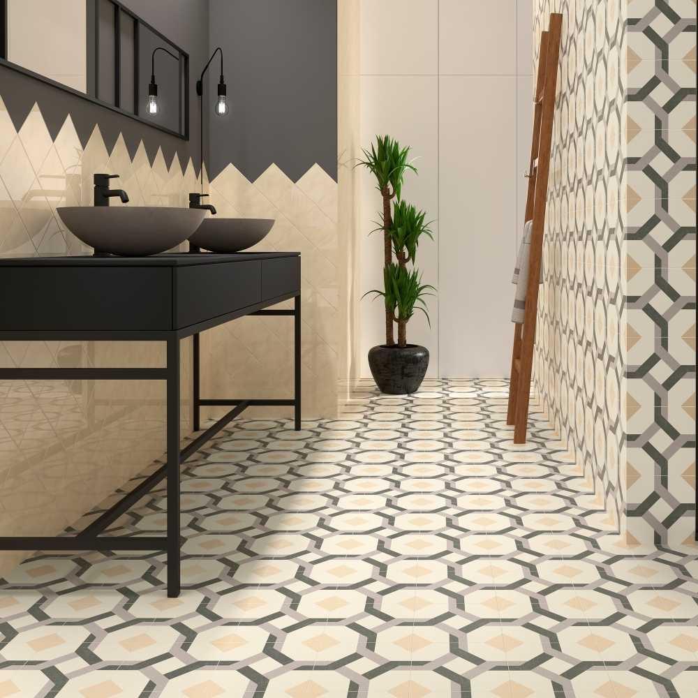 The Tile Life DaVinci 7.9x7.9 Beige Porcelain Floor and Wall Tile - 7.9x7.9 Sample